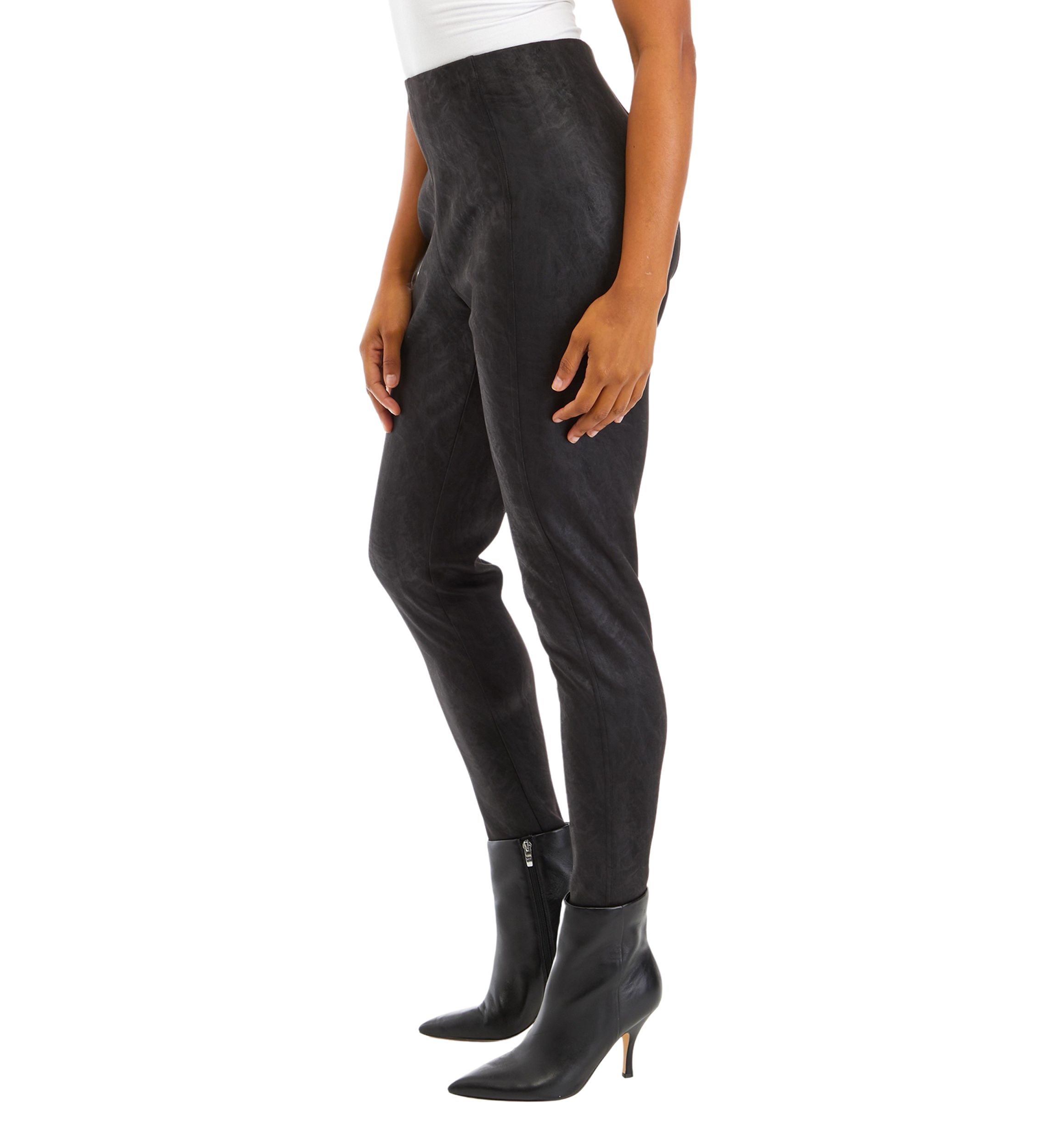 Womens Metallic Scuba Leggings