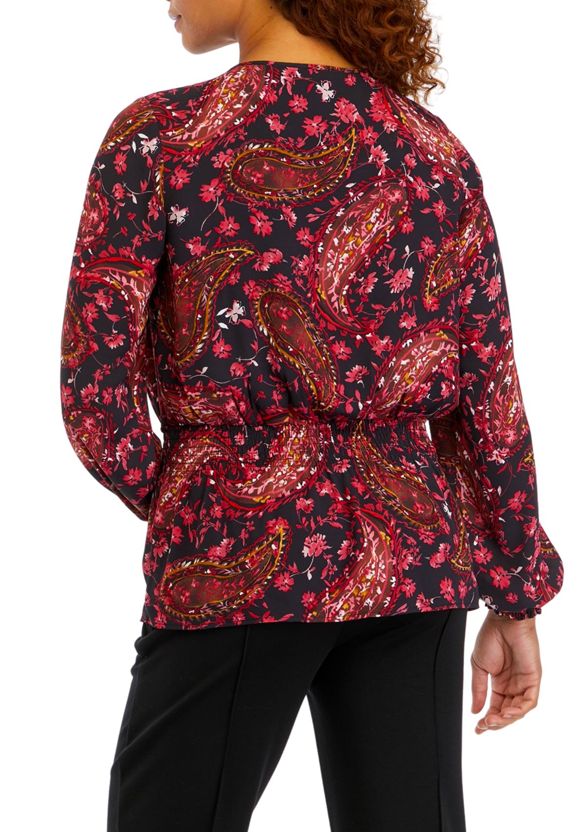 Womens Paisley Printed Top