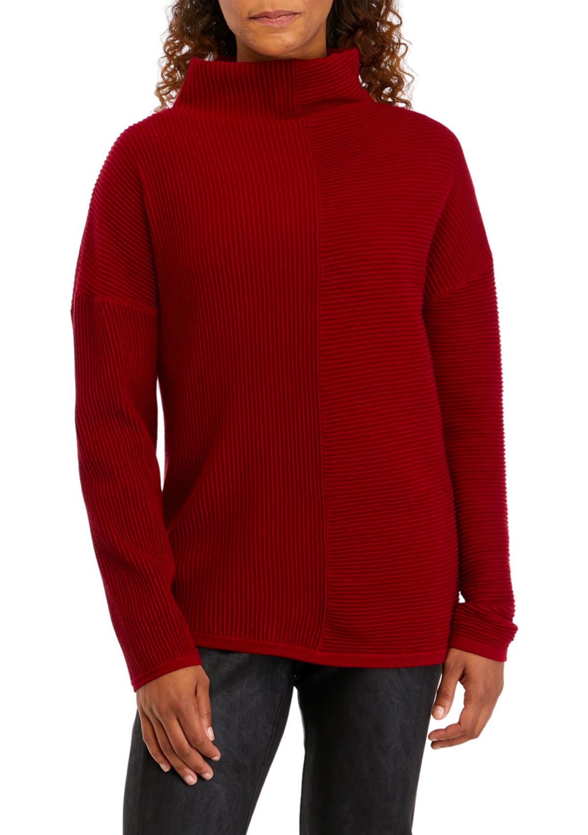 Womens Funnel Neck Sweater