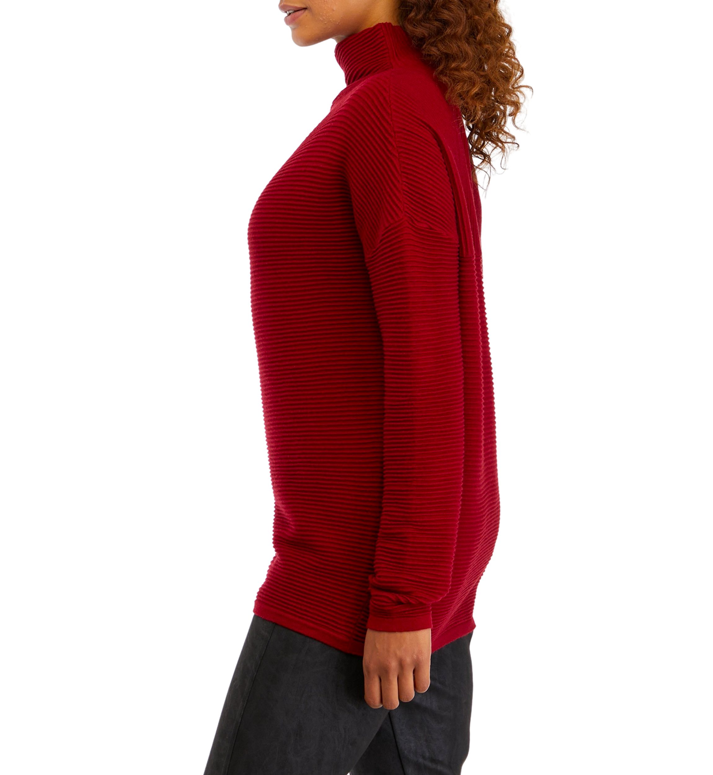 Womens Funnel Neck Sweater