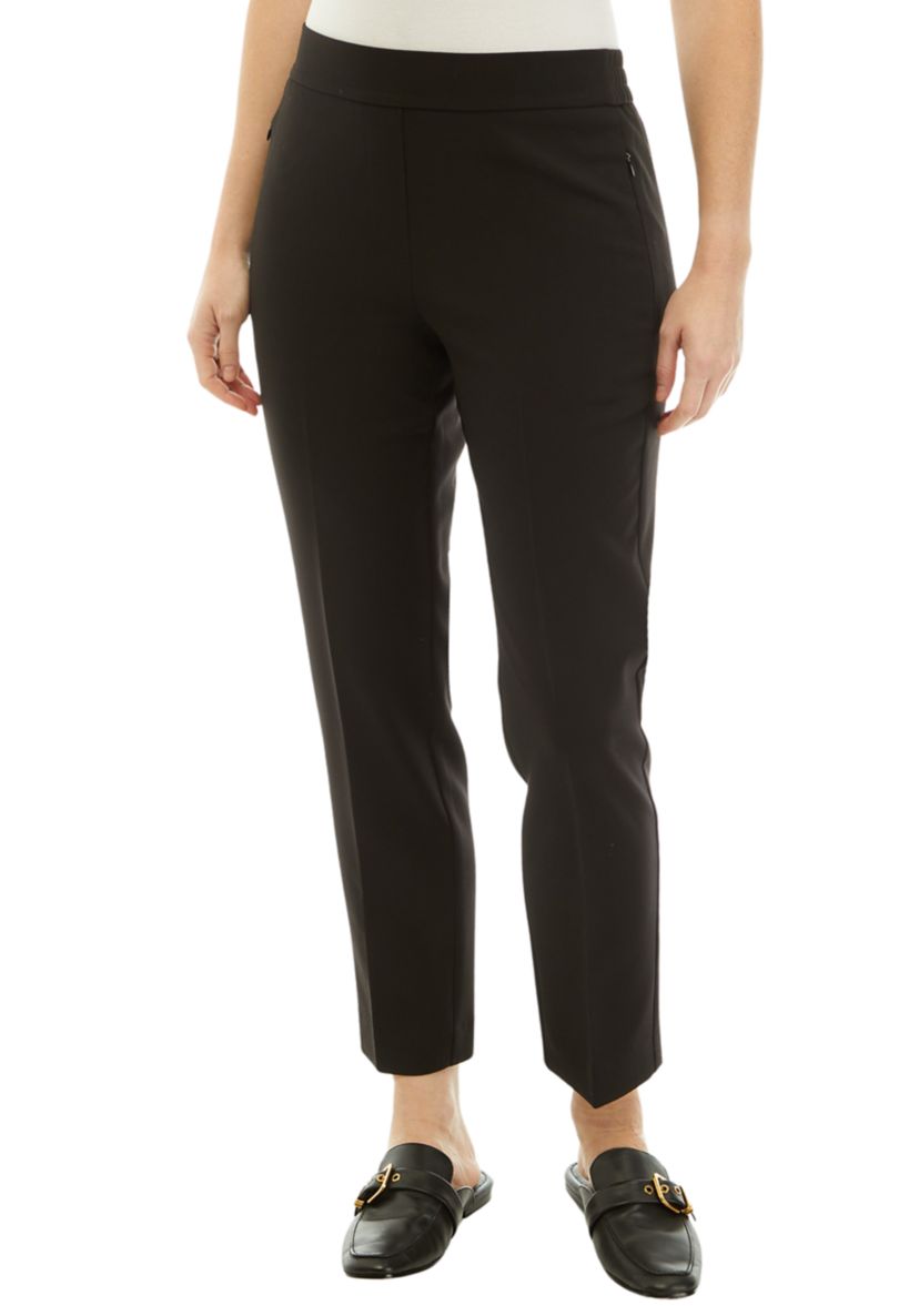 Womens Side Zip Slim Pants