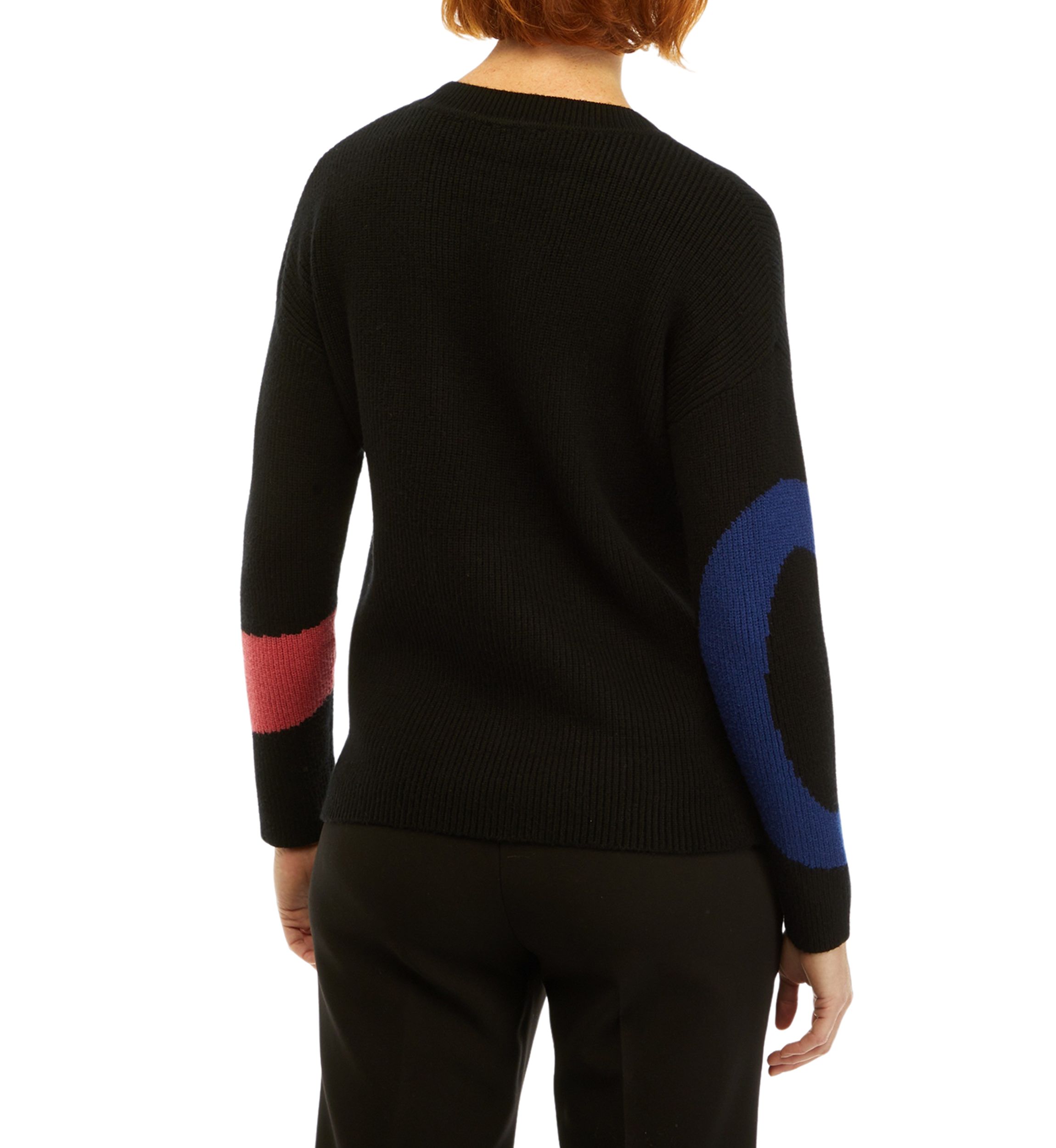 Womens Color Blocked Sweater