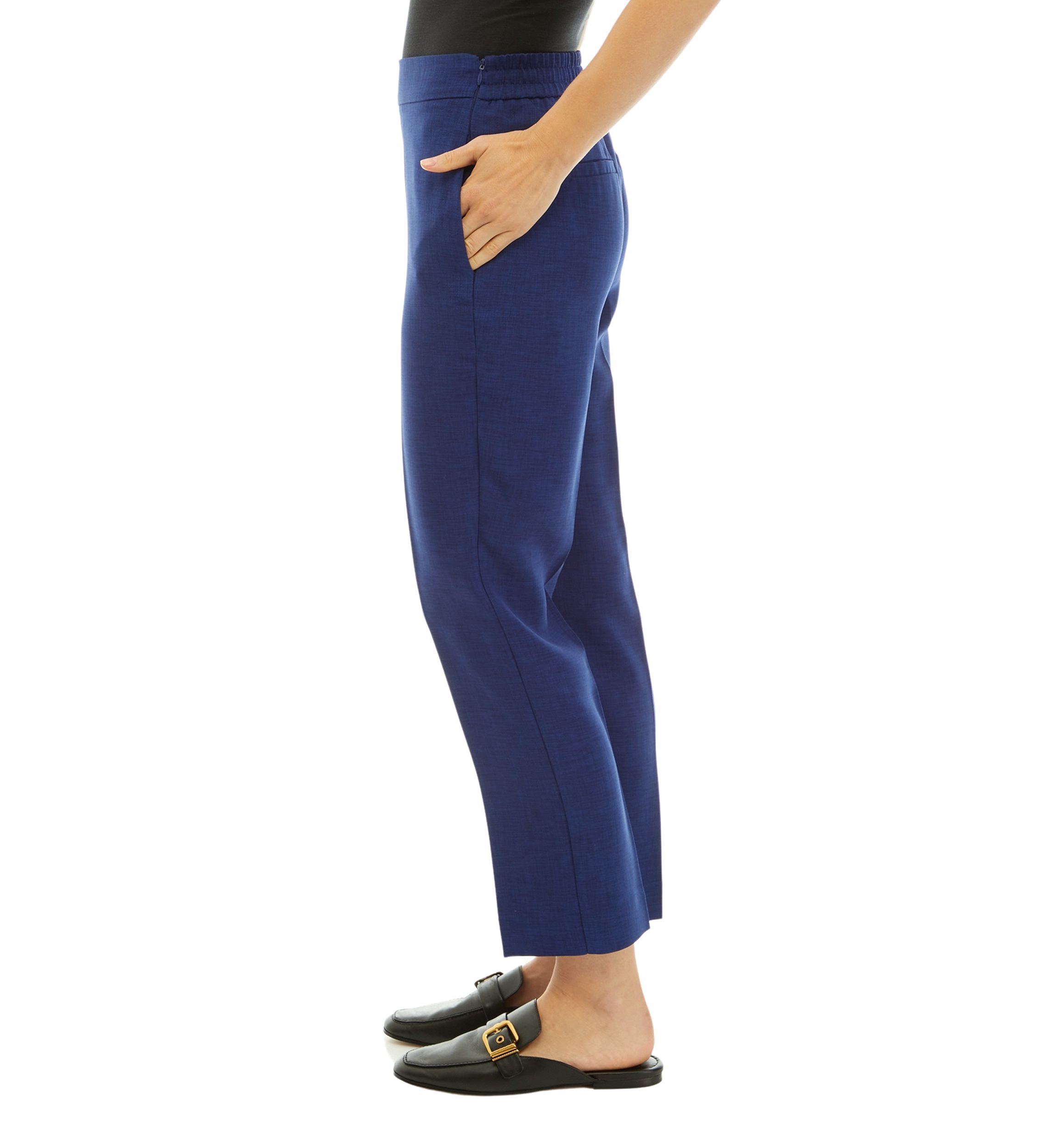 Womens Side Zip Slim Pants