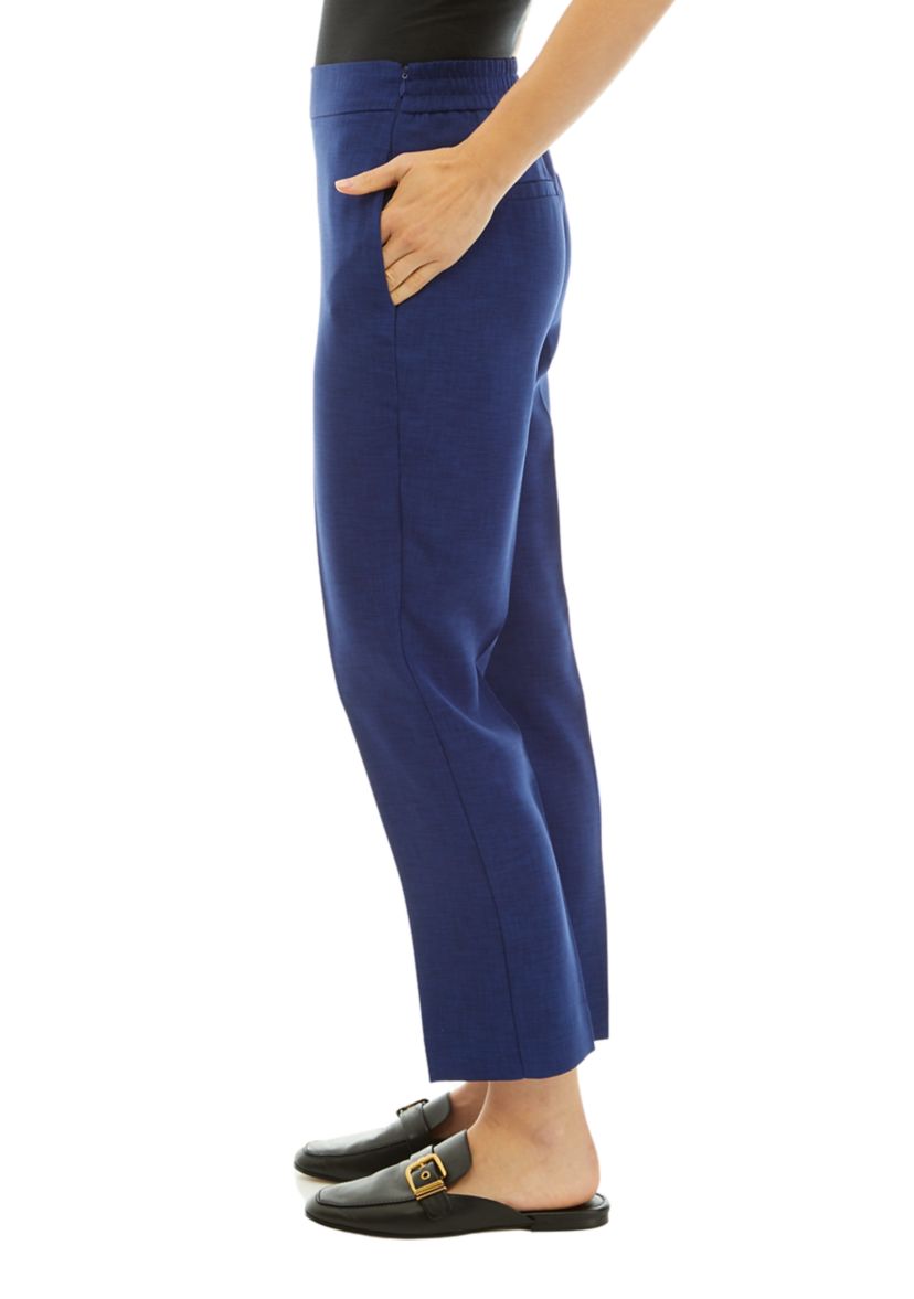 Womens Side Zip Slim Pants