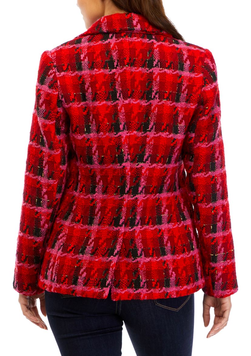 Petite One Button Blazer