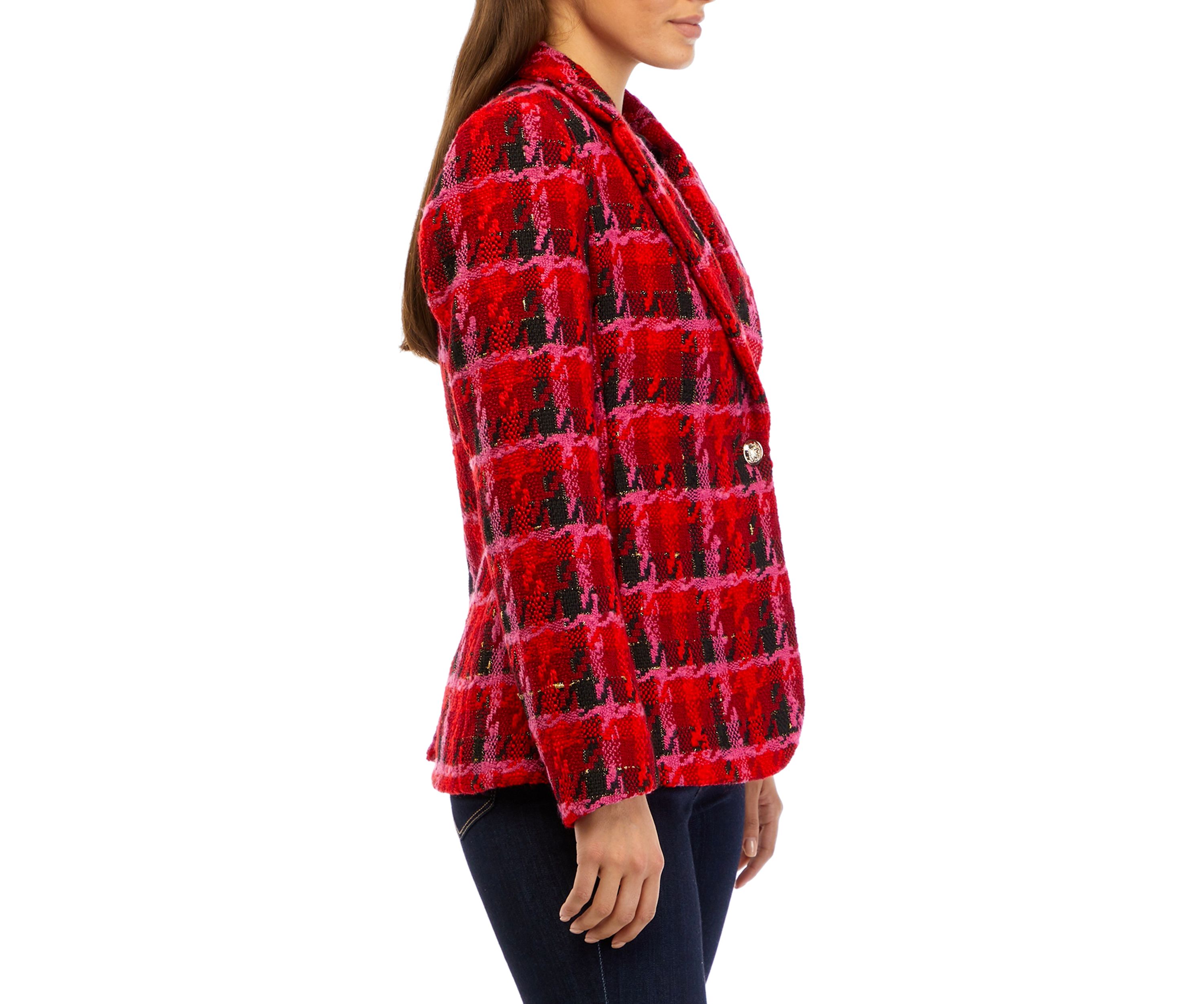 Petite One Button Blazer