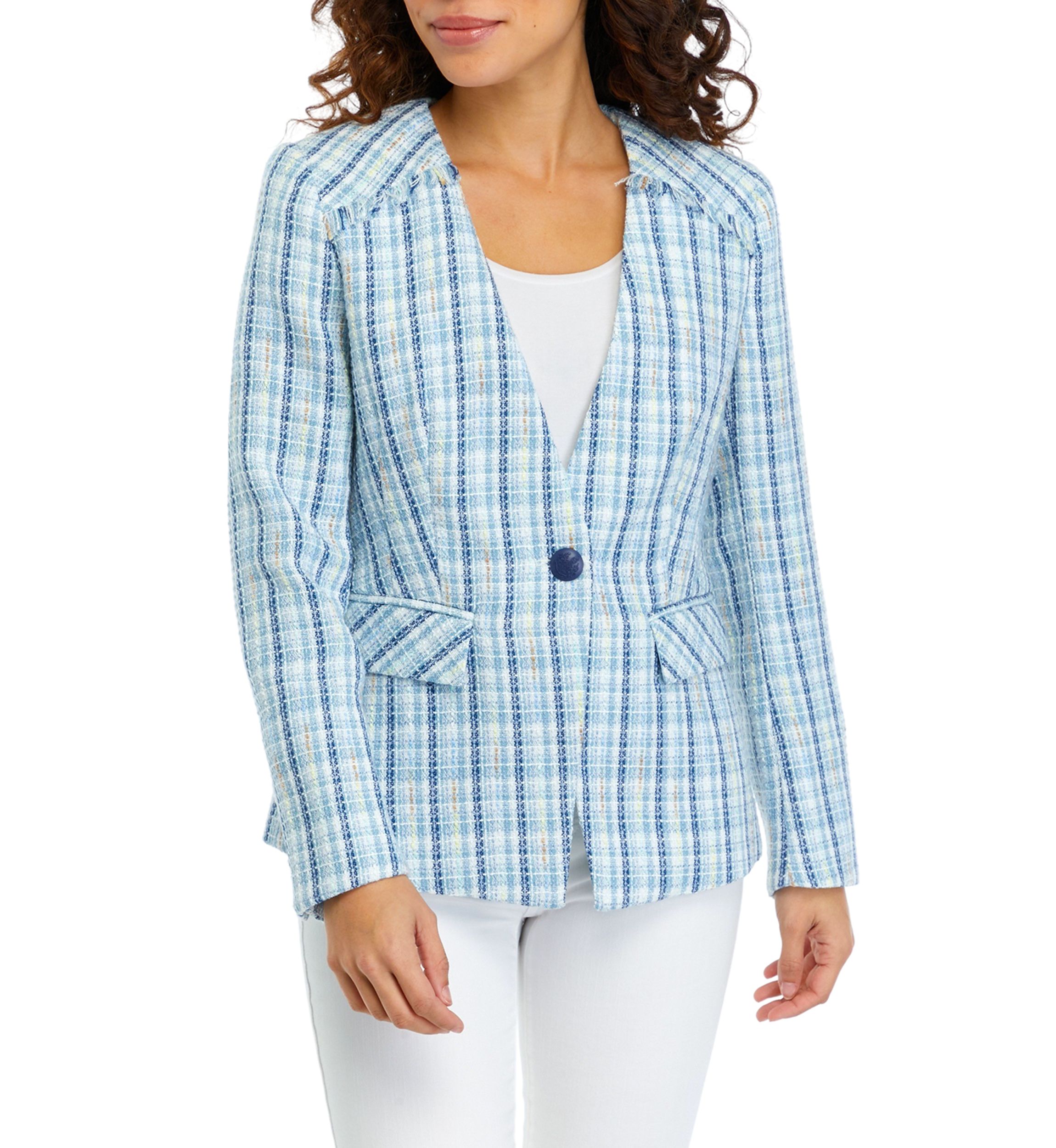 Petite Tweed Blazer