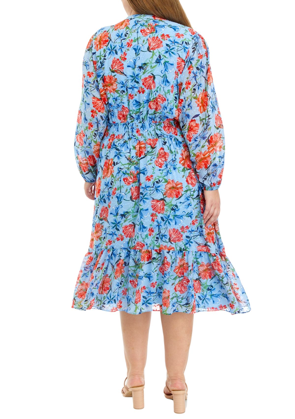 Plus Size Crew Neck Maxi Dress