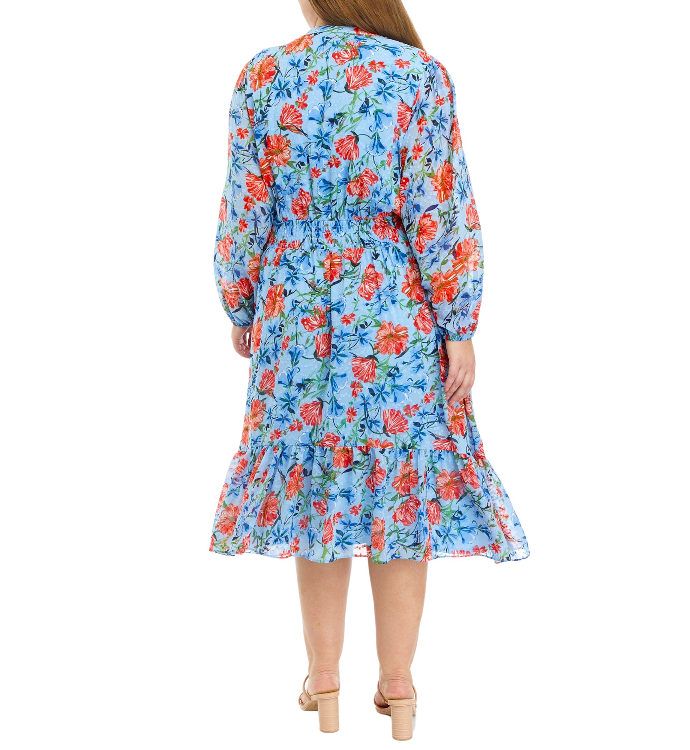 Plus Size Crew Neck Maxi Dress