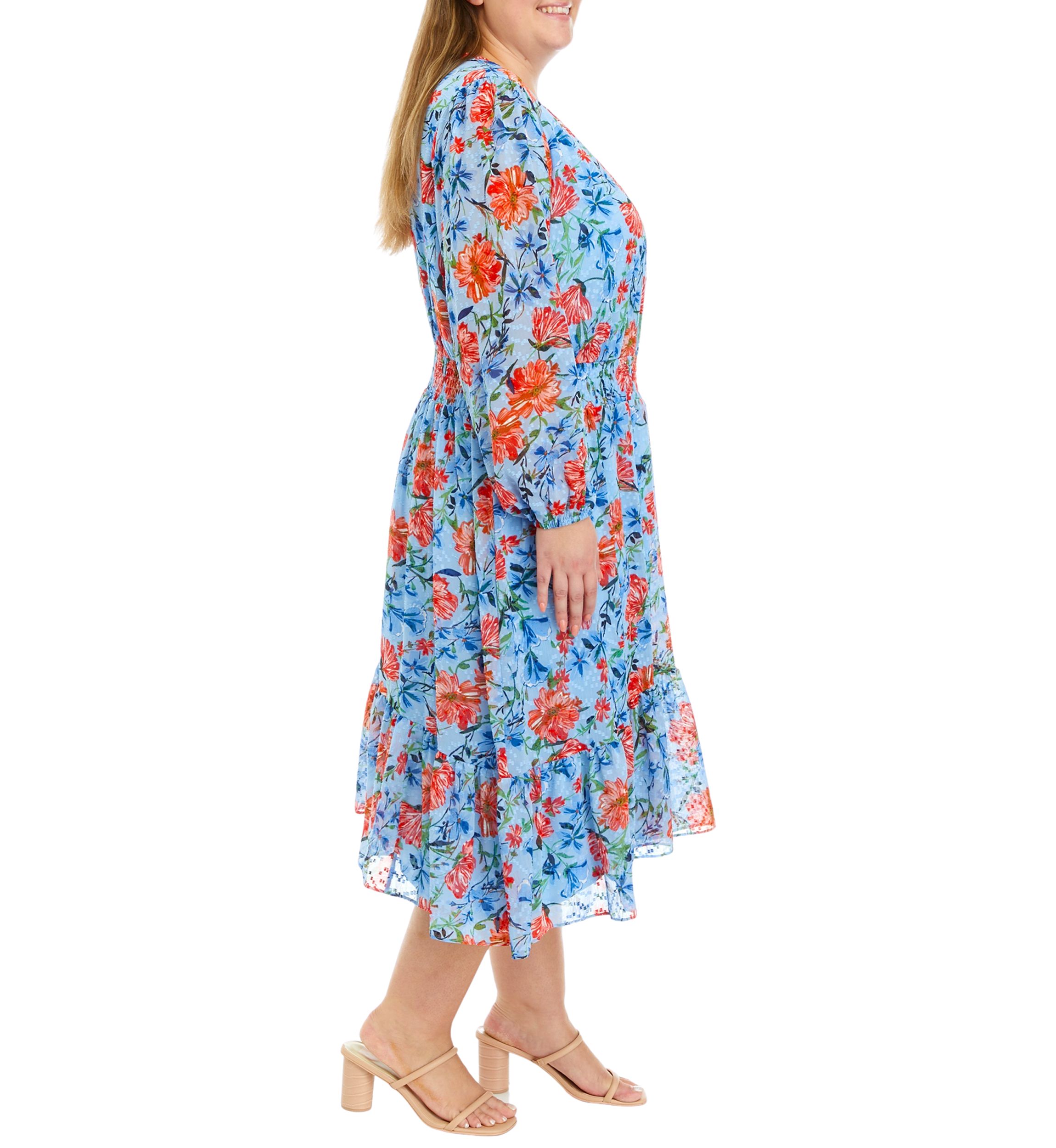 Plus Size Crew Neck Maxi Dress