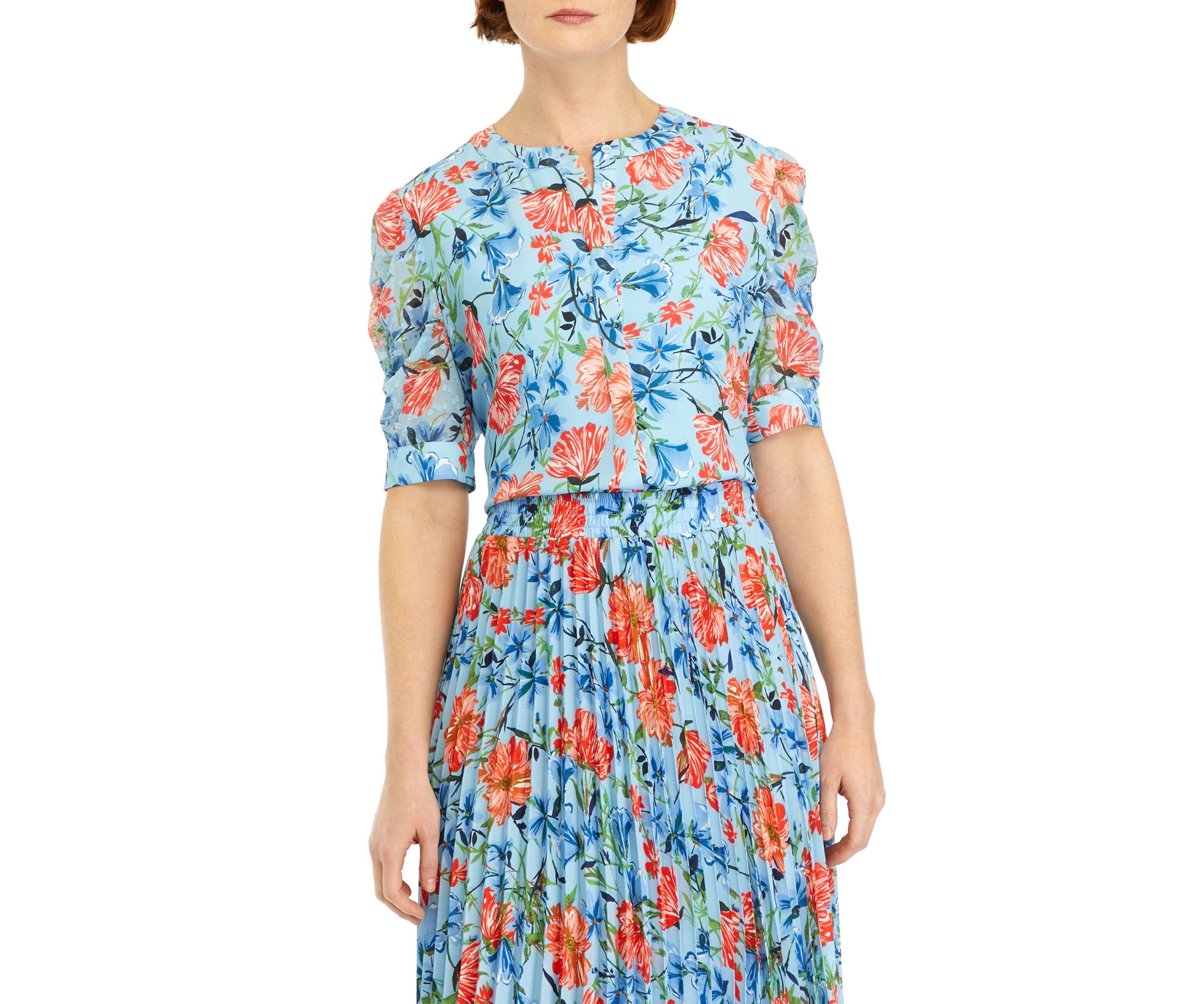 Womens Floral Printed Blouse