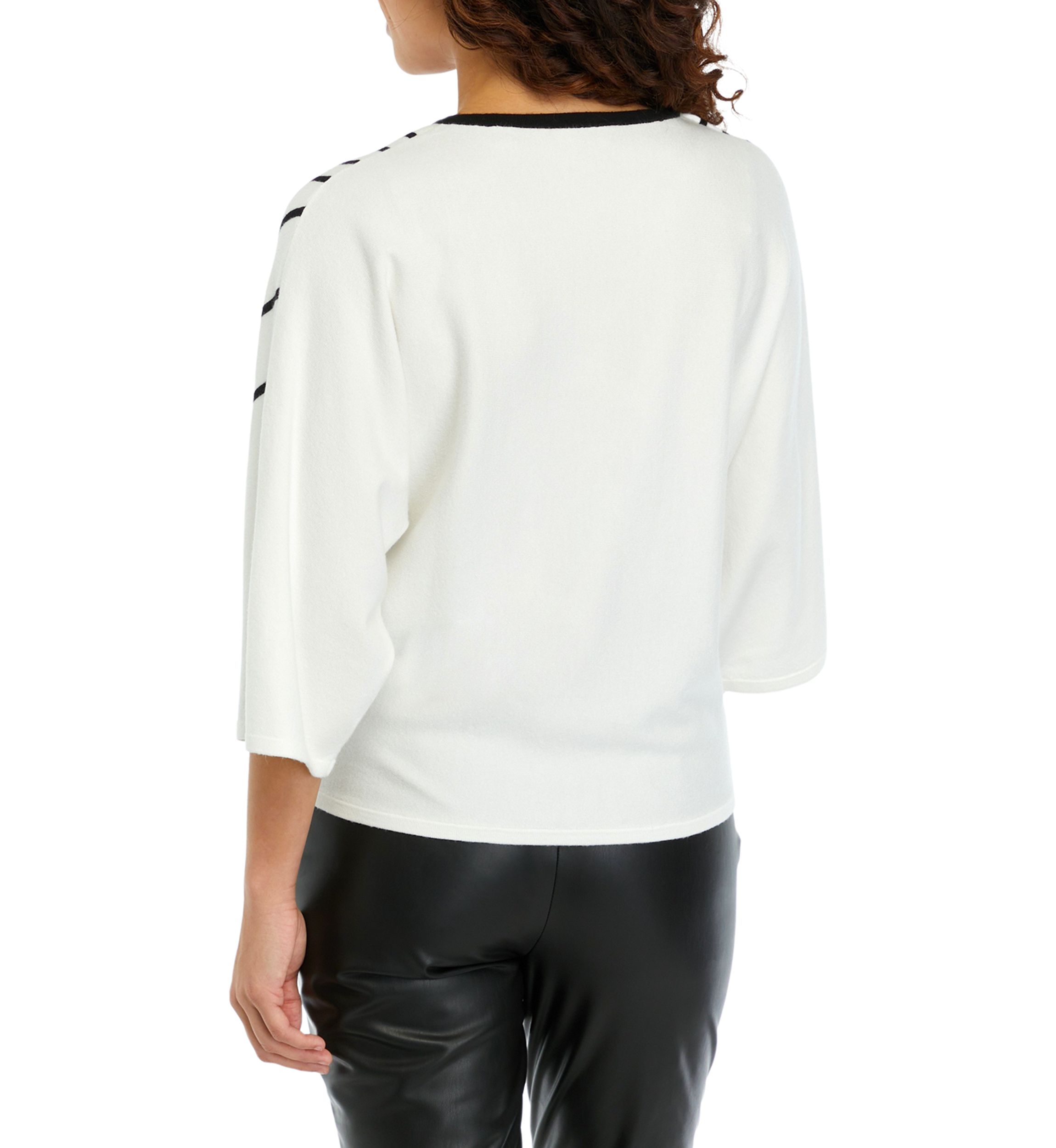 Petite 3/4 Dolman Sleeve Sweater