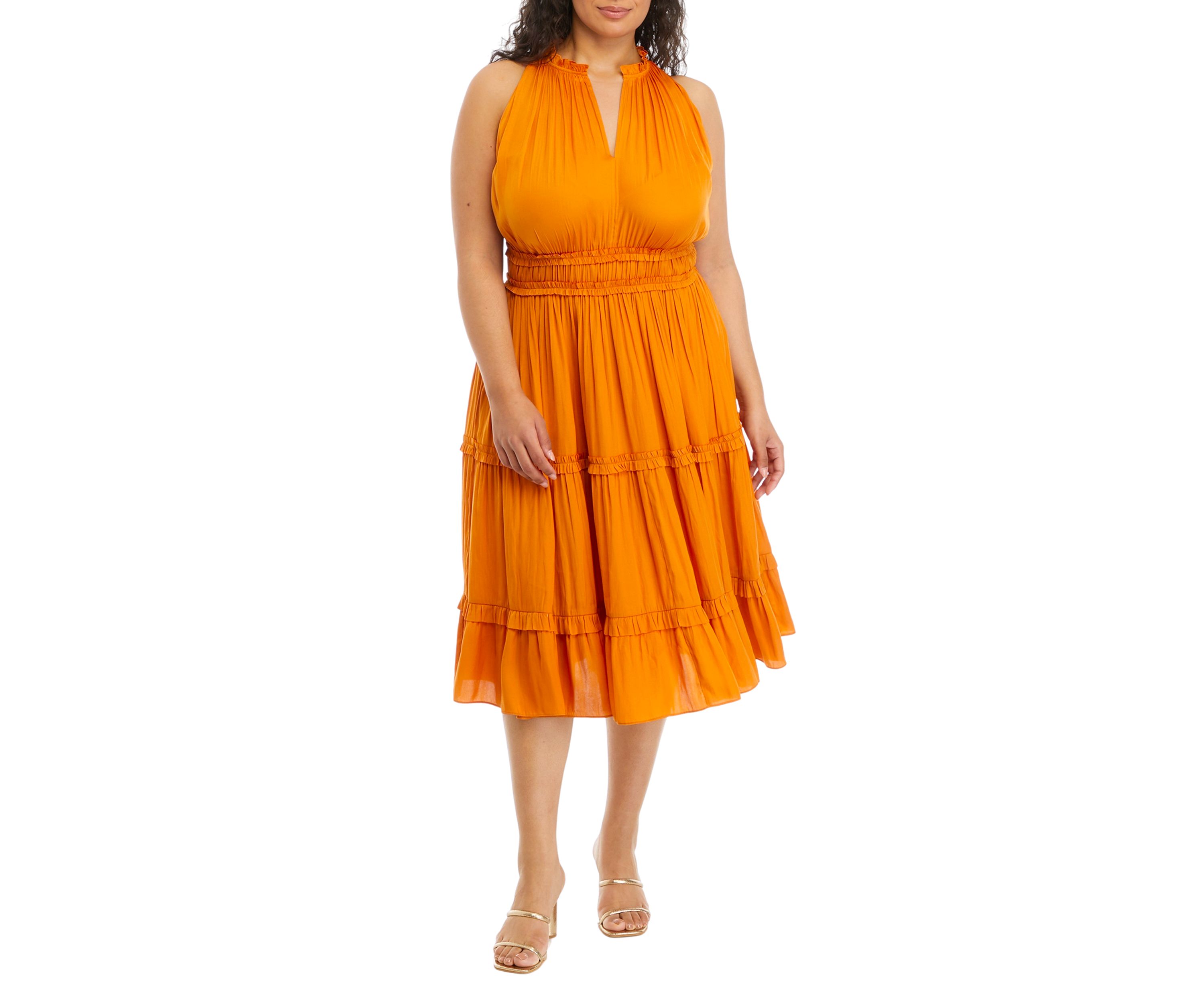 Plus Size Tiered Dress