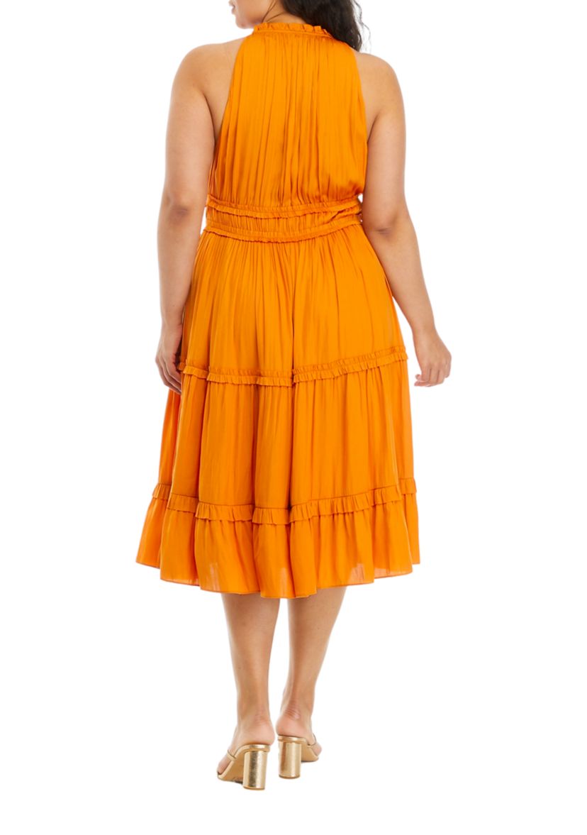 Plus Size Tiered Dress