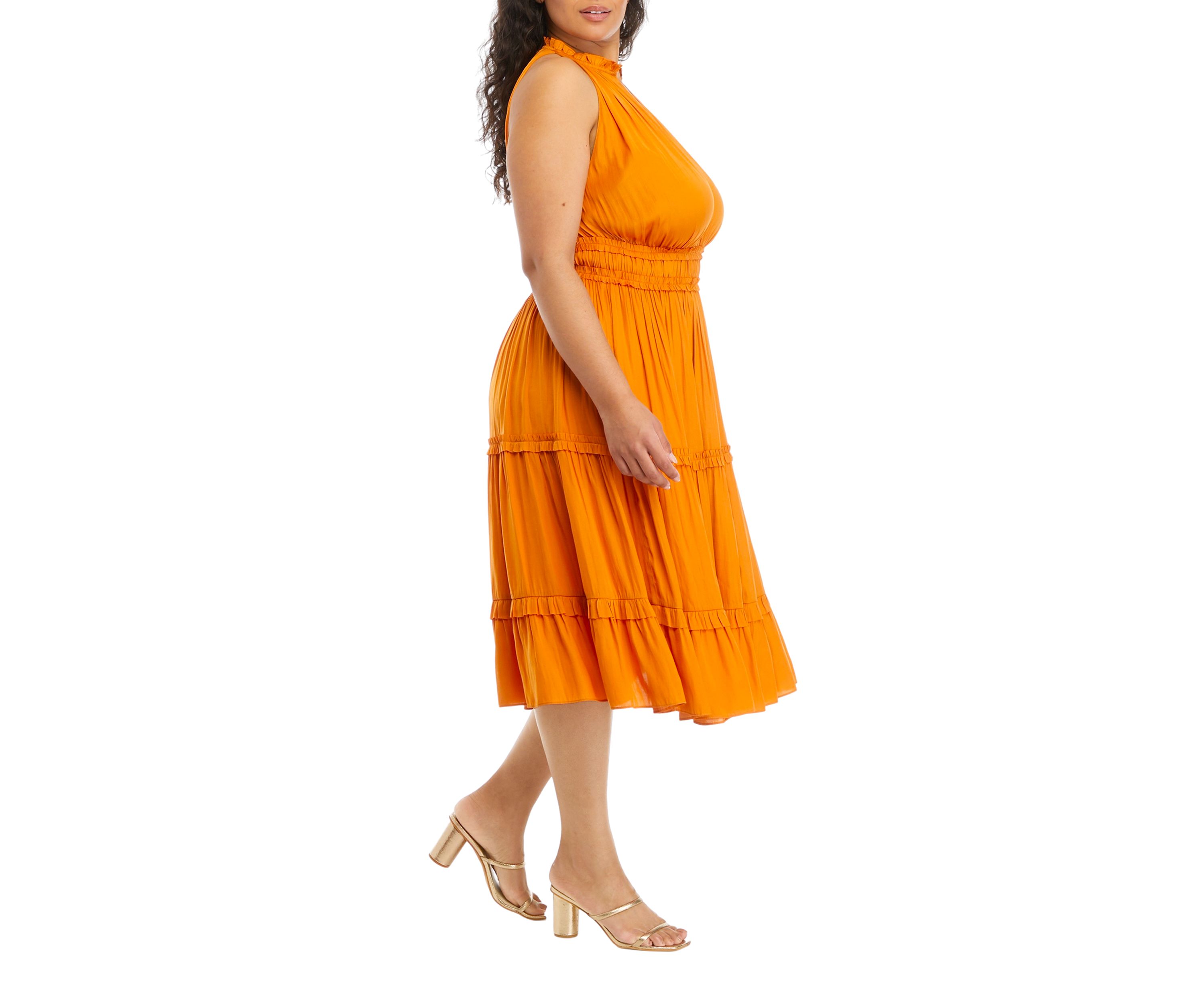 Plus Size Tiered Dress