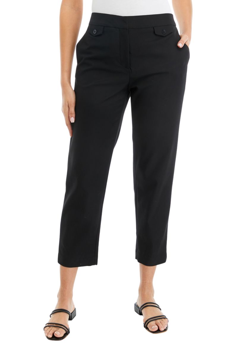 Petite Slim Pants with Pockets