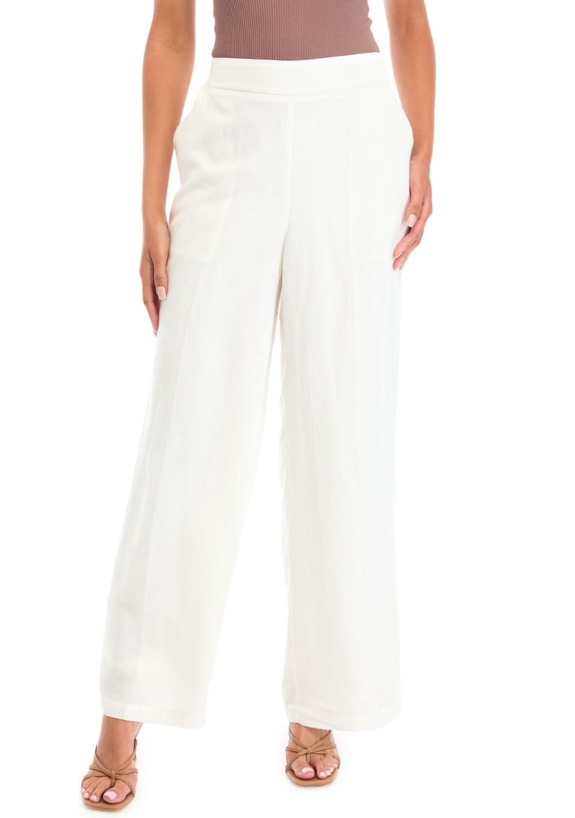 Womens Pull On Wide Leg Pants