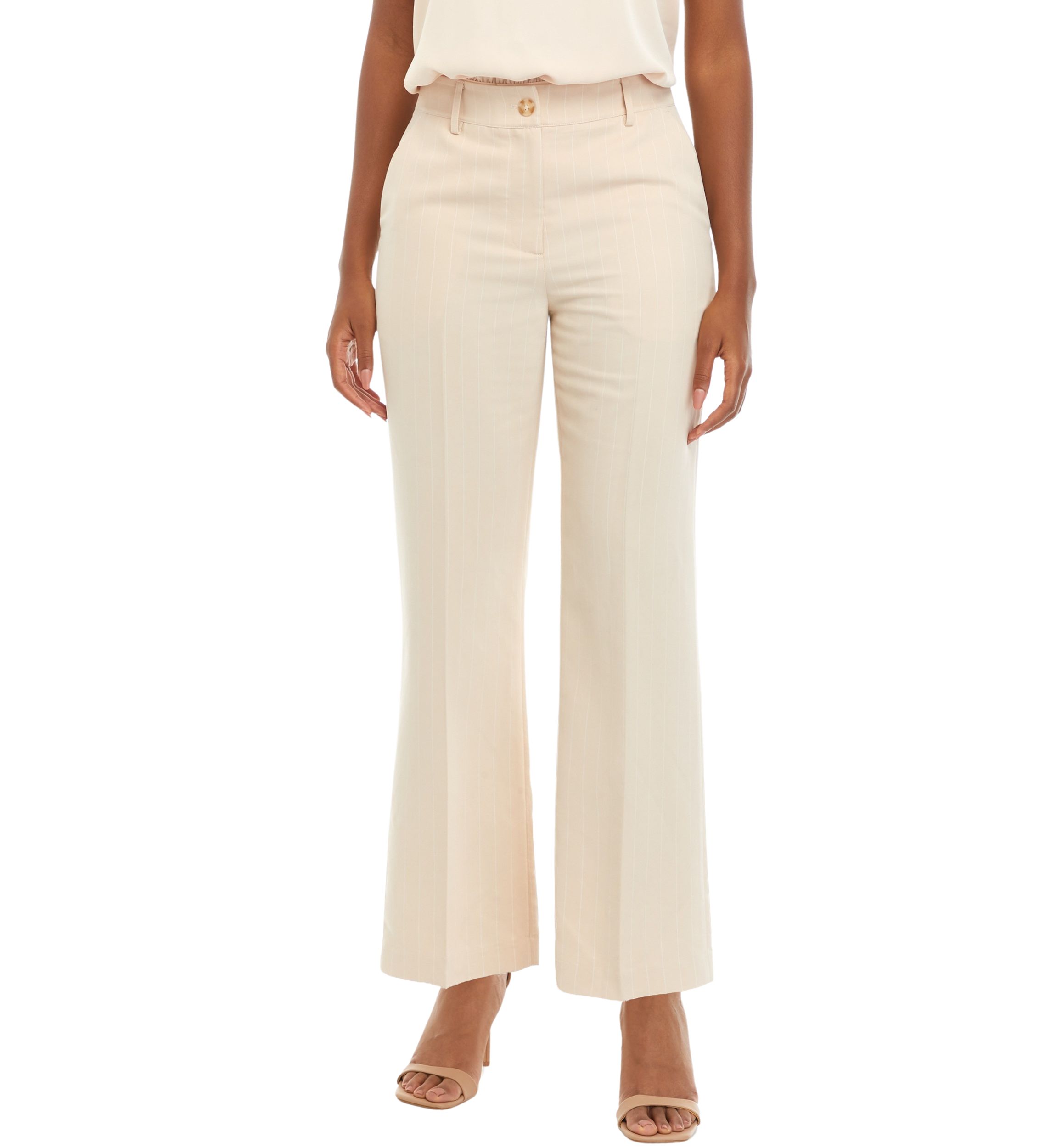 Petite Full Length Wide Leg Pants