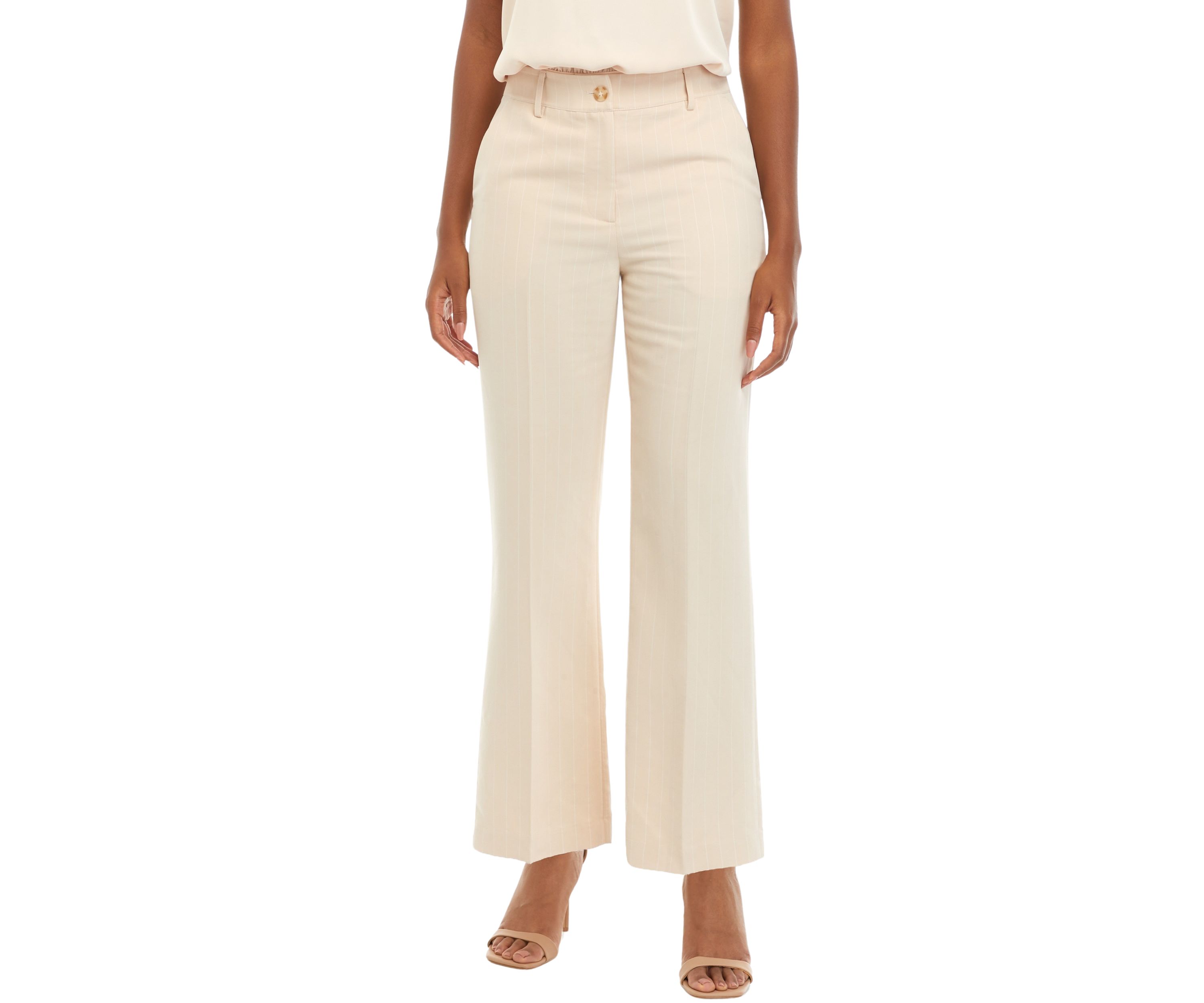 Petite Full Length Wide Leg Pants