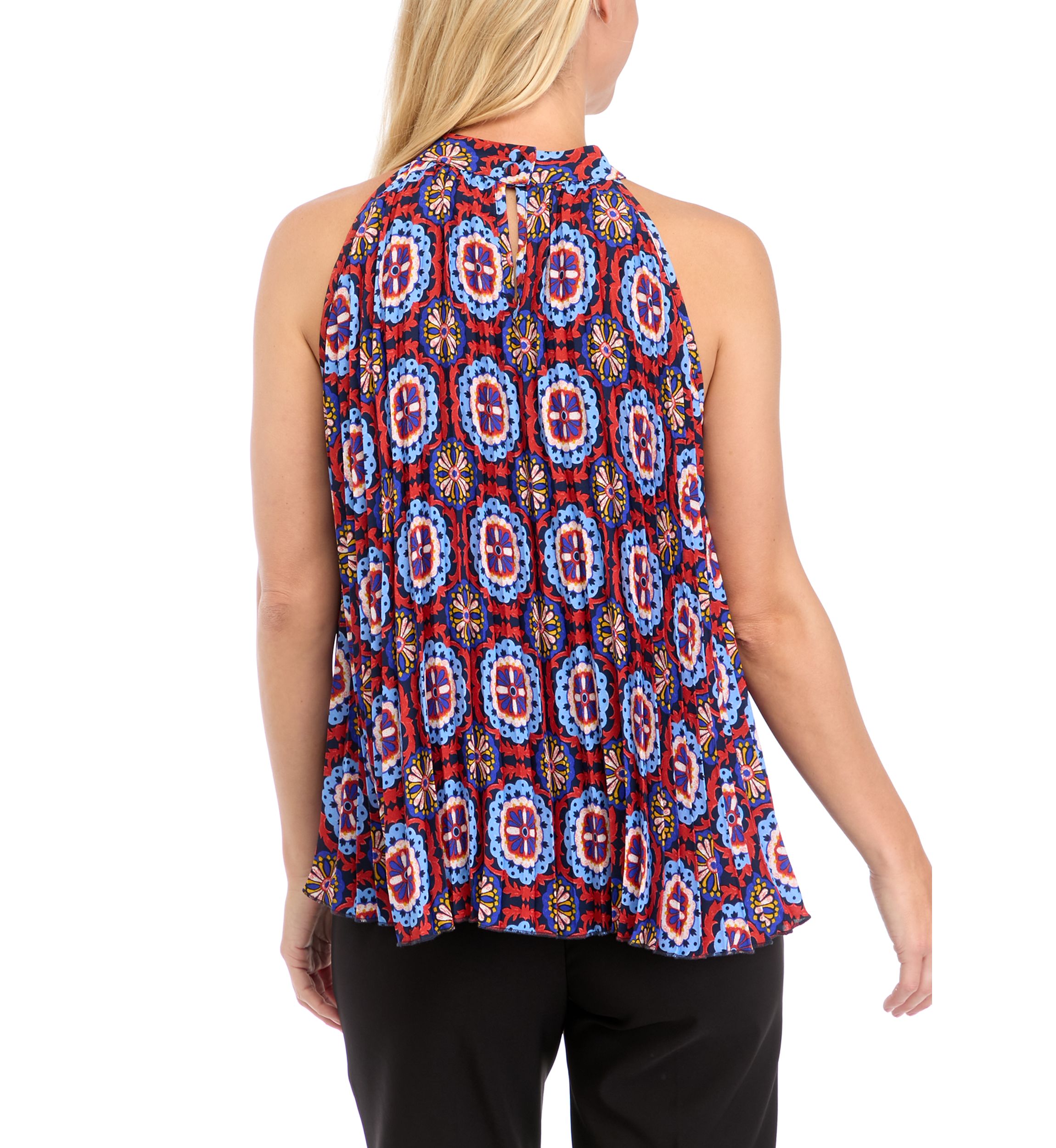 Womens Halter Neck A-Line Blouse