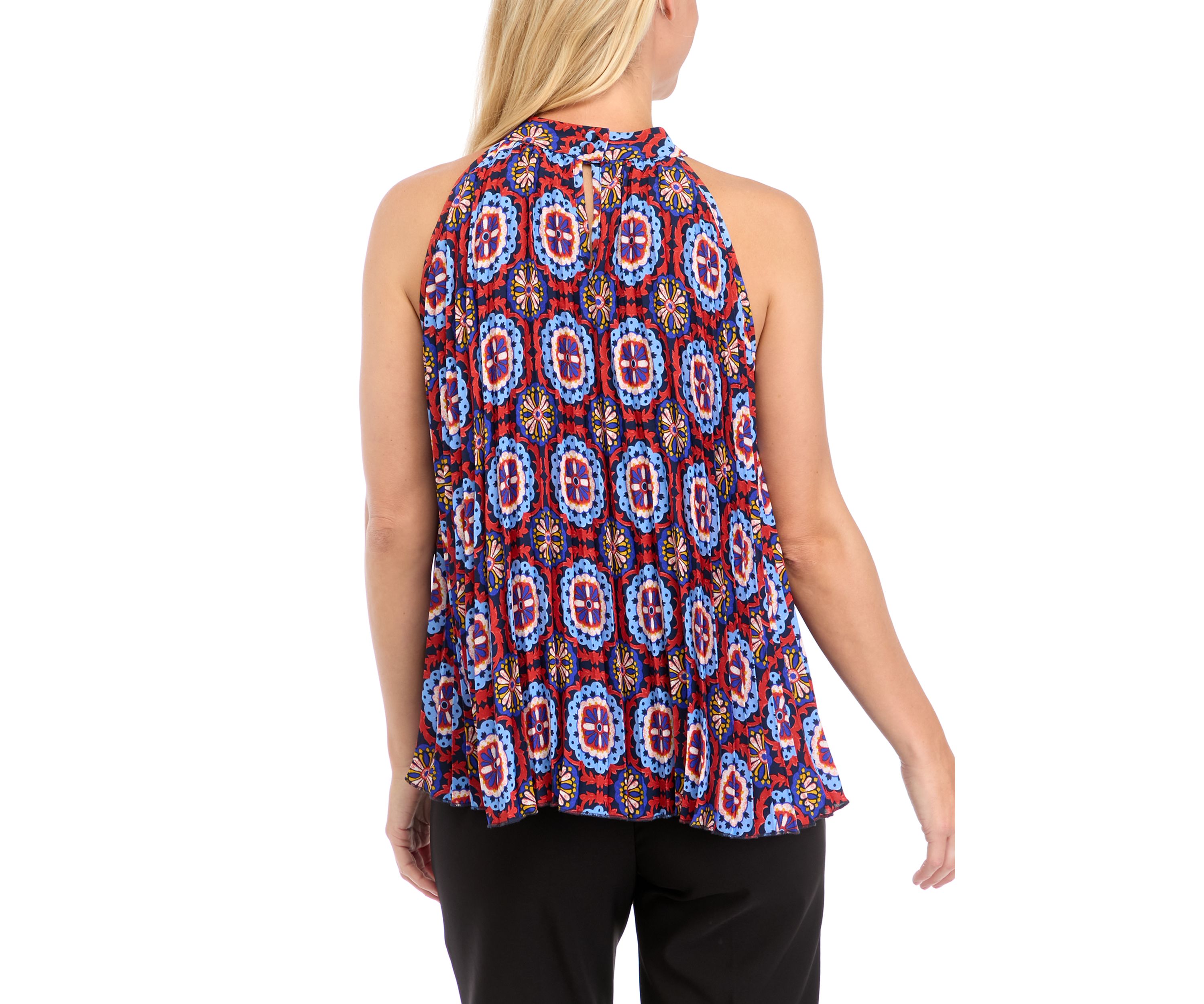 Womens Halter Neck A-Line Blouse