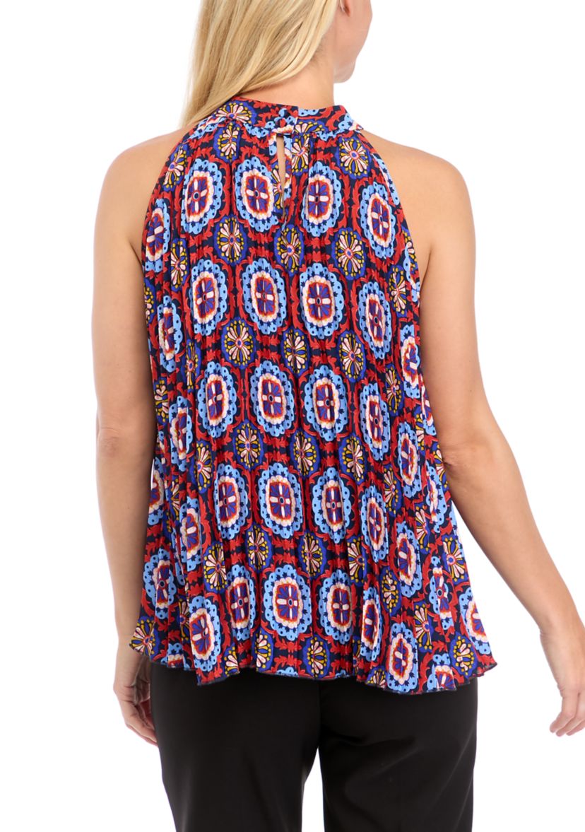 Womens Halter Neck A-Line Blouse