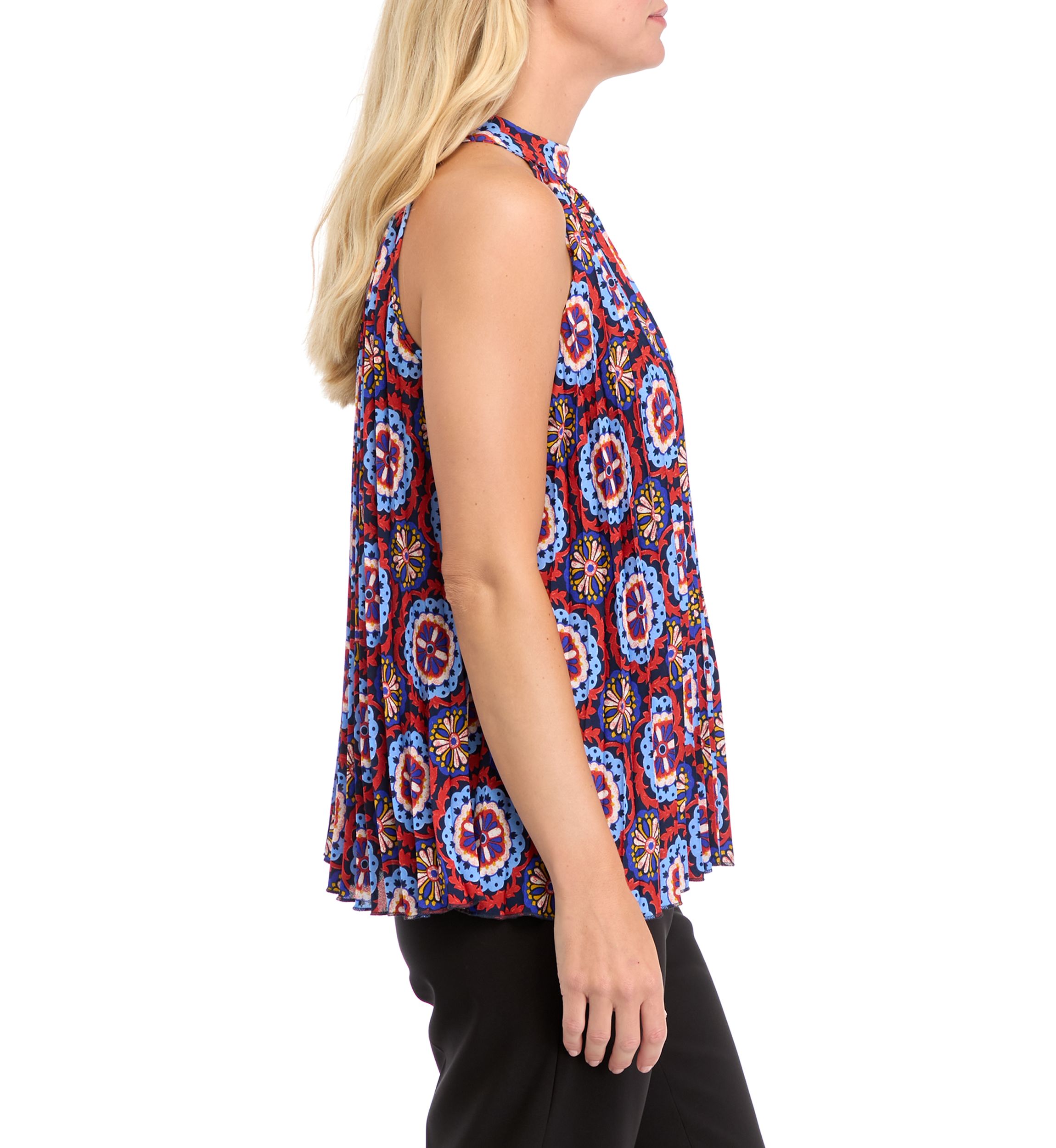 Womens Halter Neck A-Line Blouse