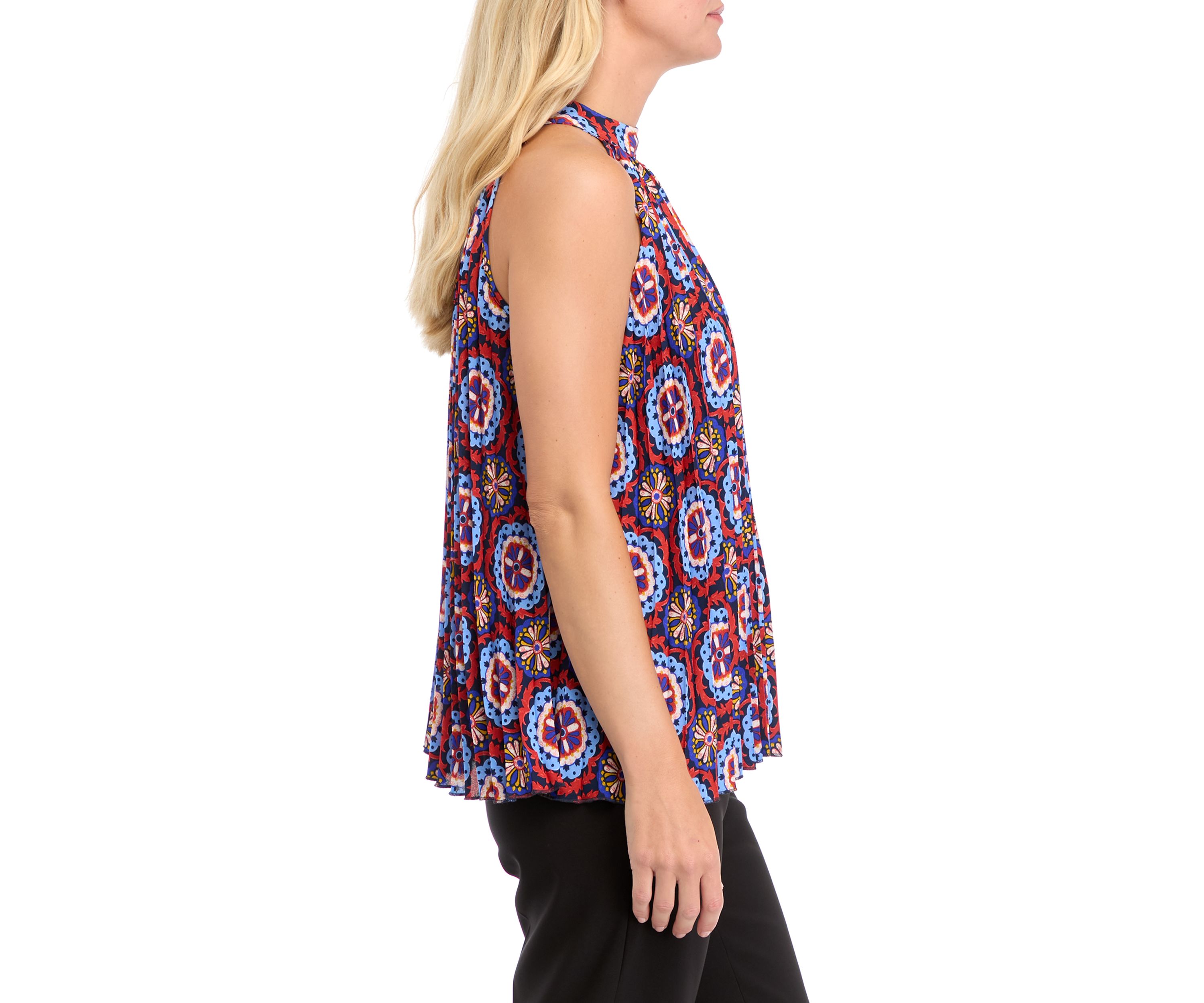 Womens Halter Neck A-Line Blouse