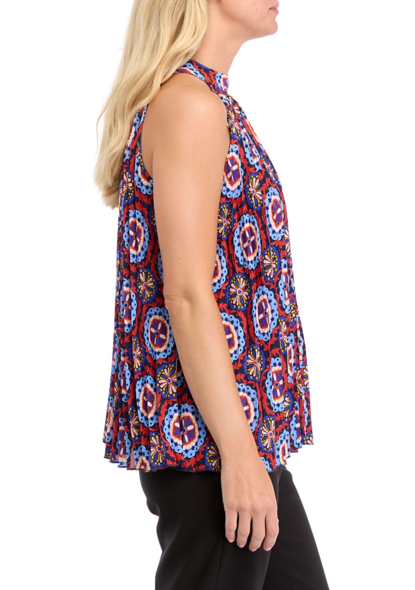 Womens Halter Neck A-Line Blouse