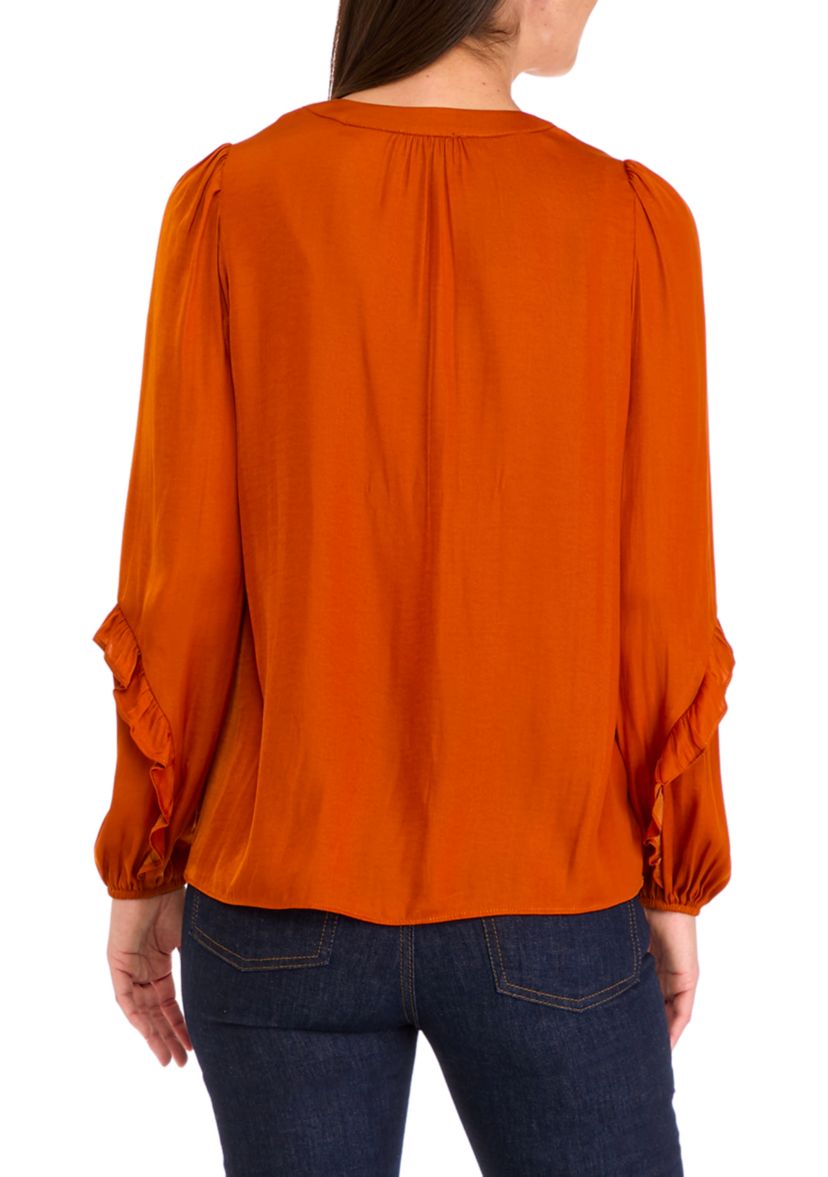 Womens Split Neck Blouse