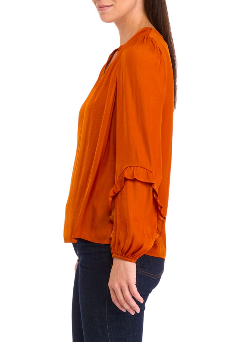 Womens Split Neck Blouse