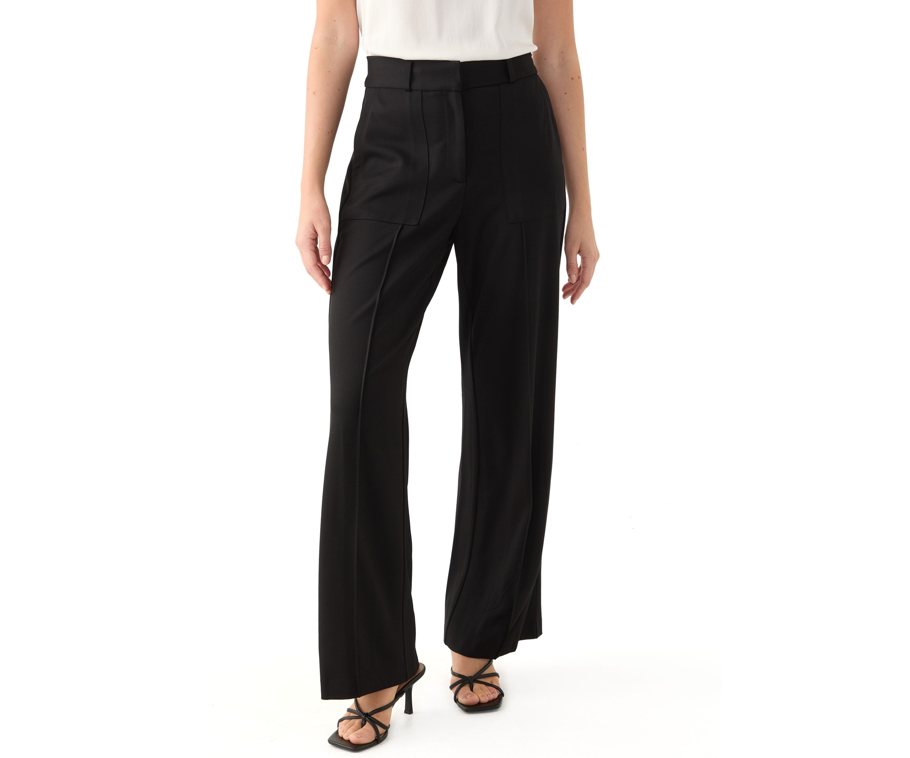 Womens Wide Leg Pants with Pockets