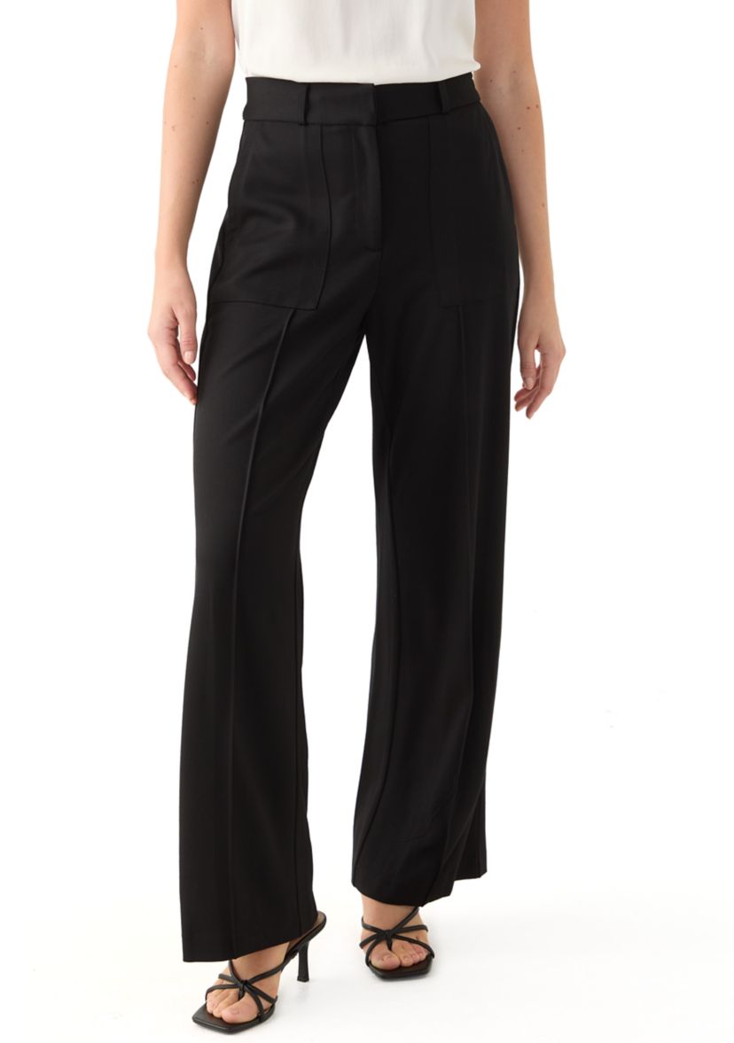 Womens Wide Leg Pants with Pockets