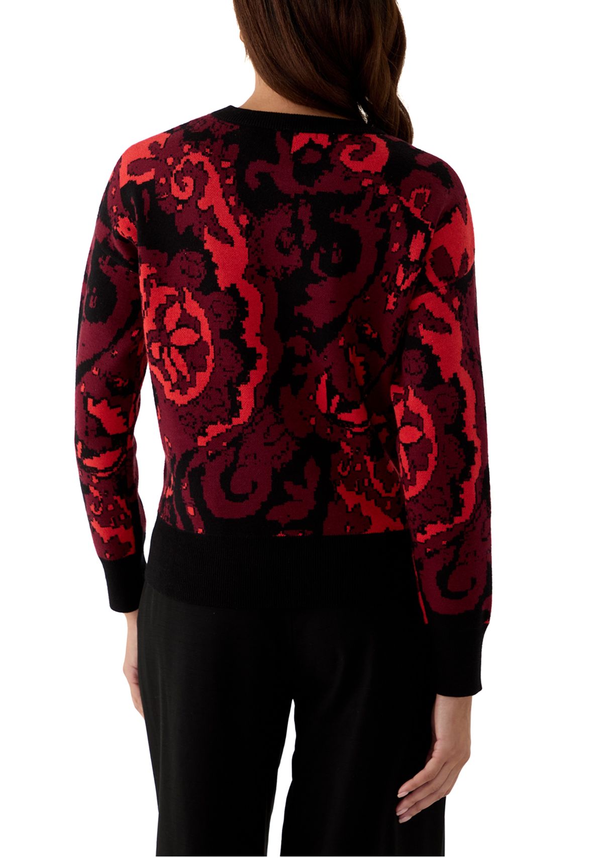 Womens Printed Sweater