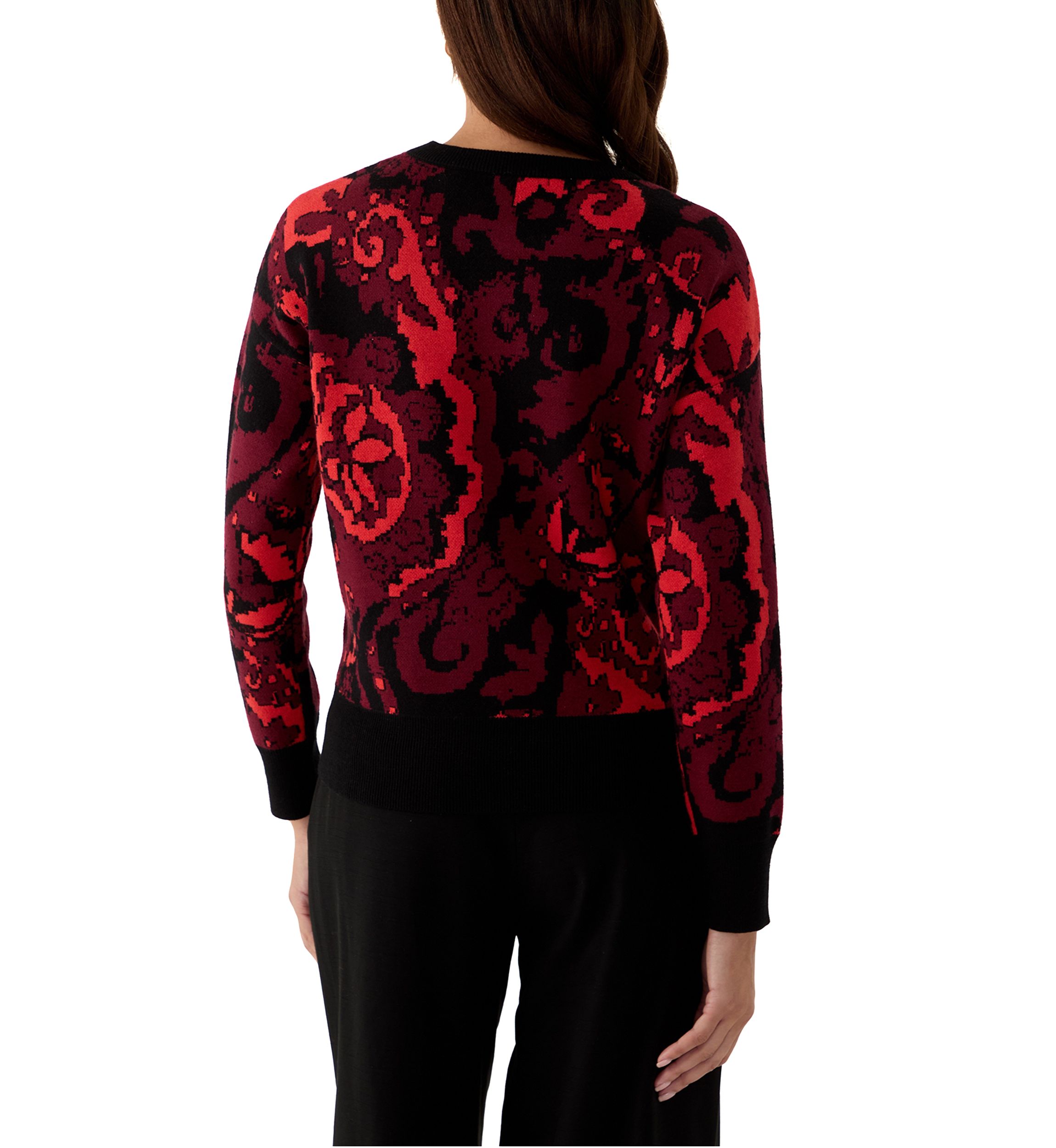 Womens Printed Sweater