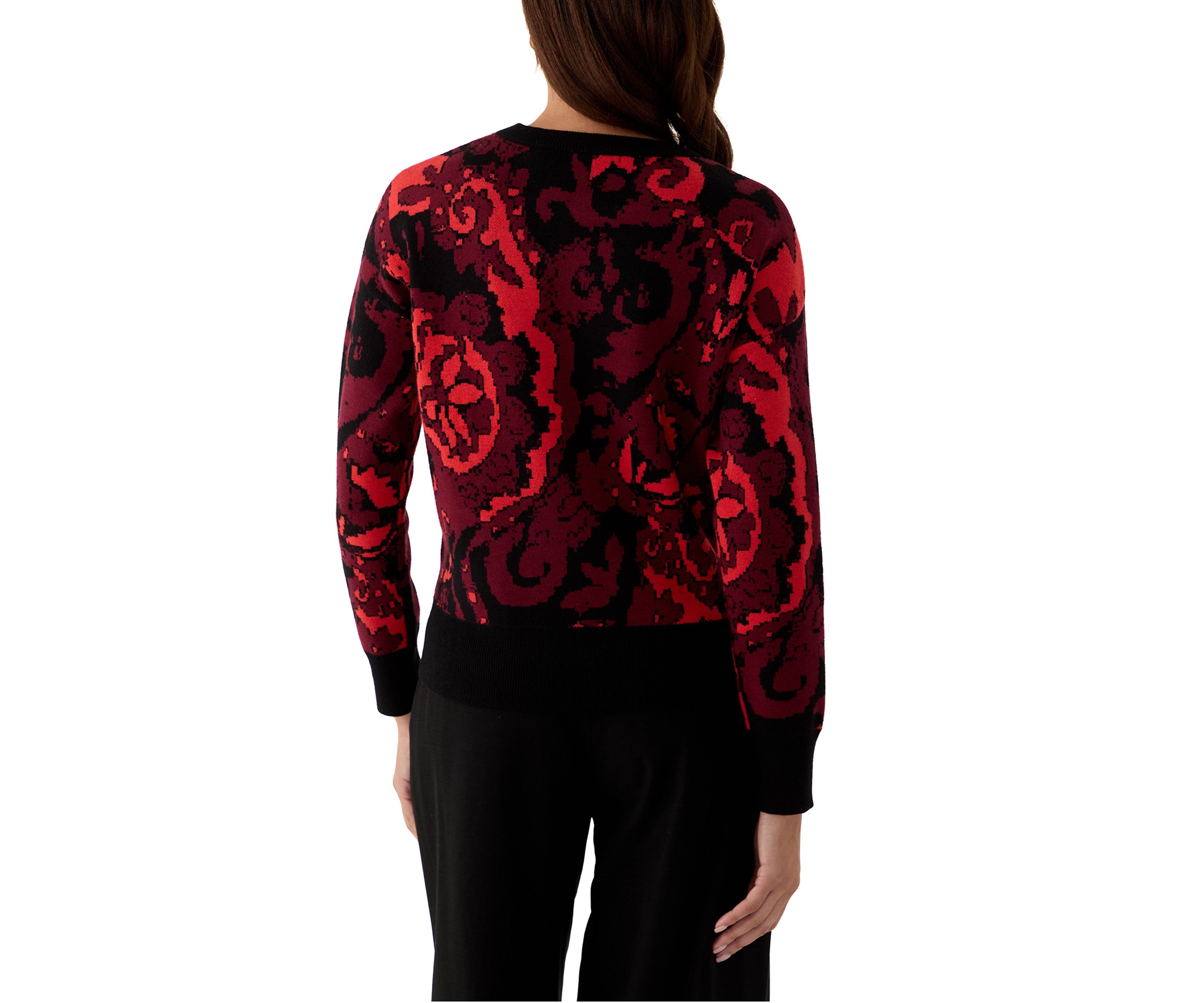 Womens Printed Sweater