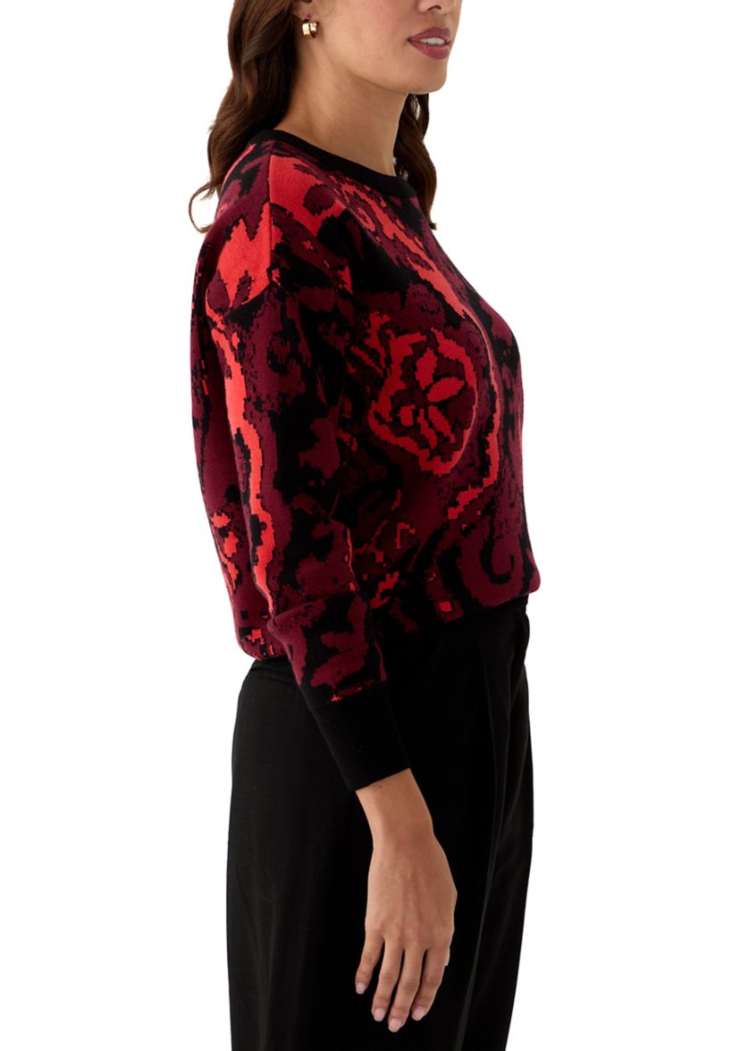 Womens Printed Sweater