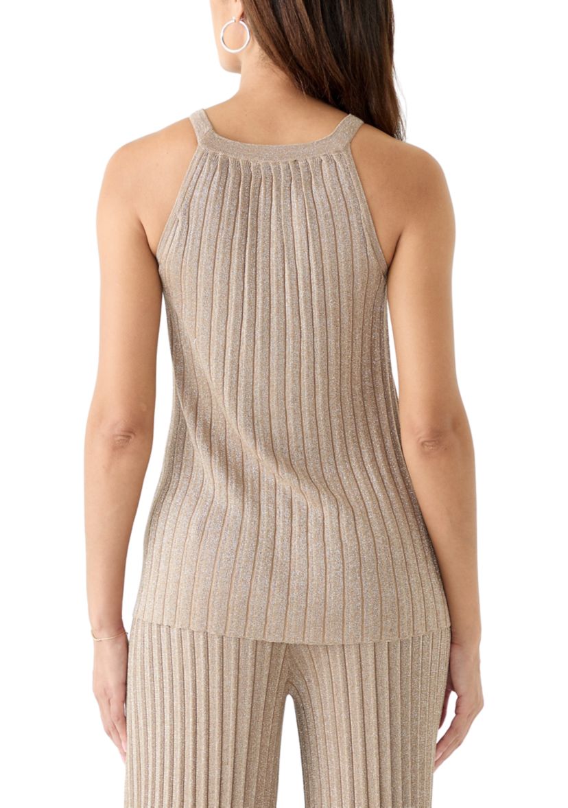 Womens Pleated Halter Neck Top