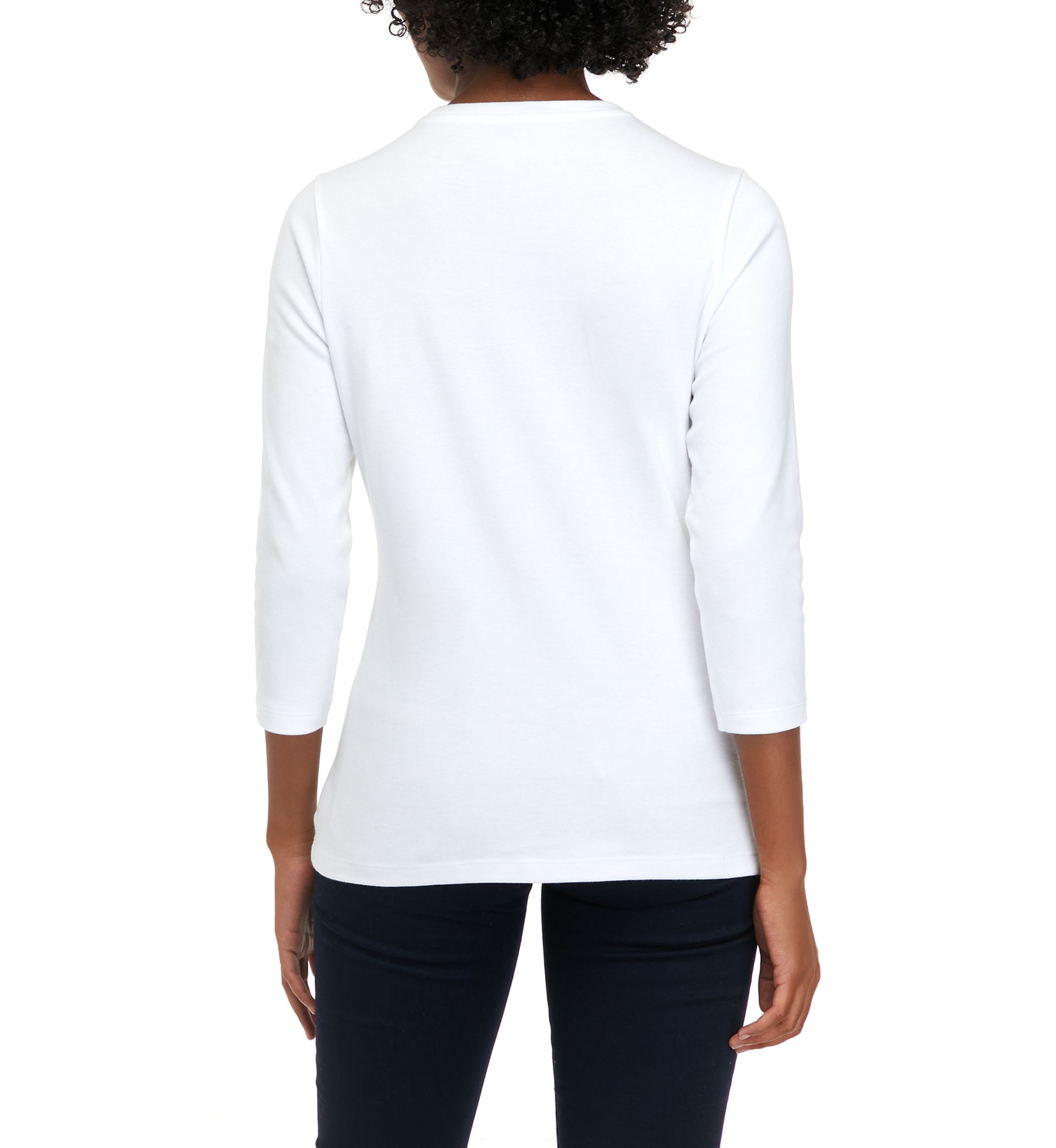 Petite 3/4 Sleeve Graphic T-Shirt
