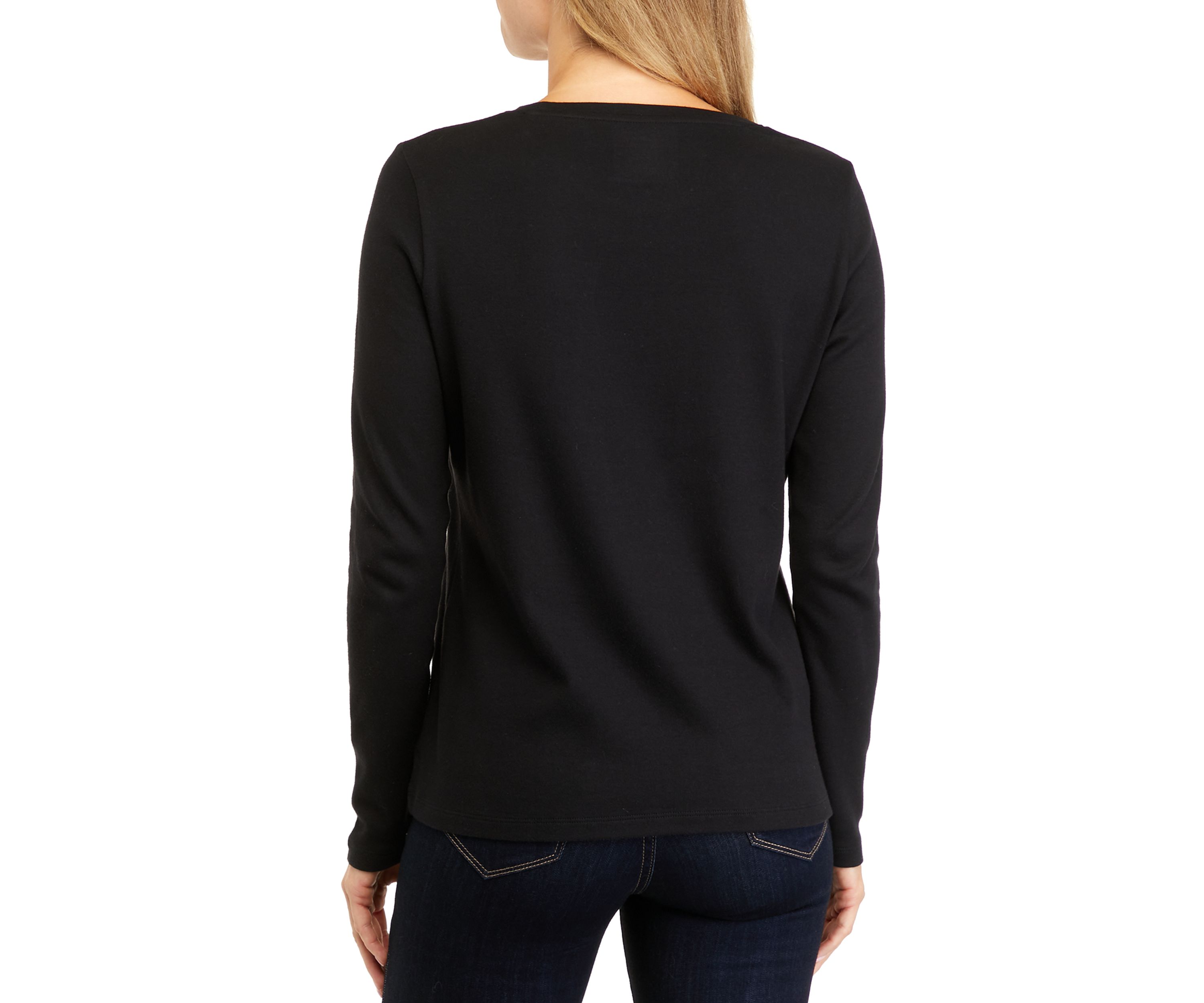 Petite Long Sleeve Graphic T-Shirt