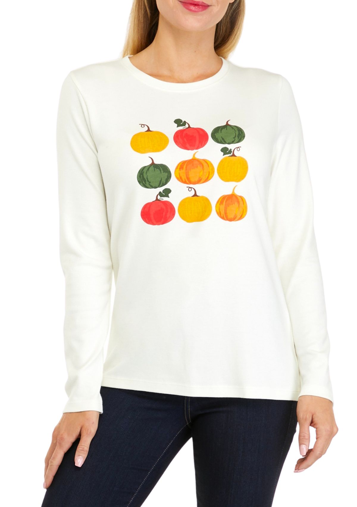 Womens Long Sleeve Graphic T-Shirt