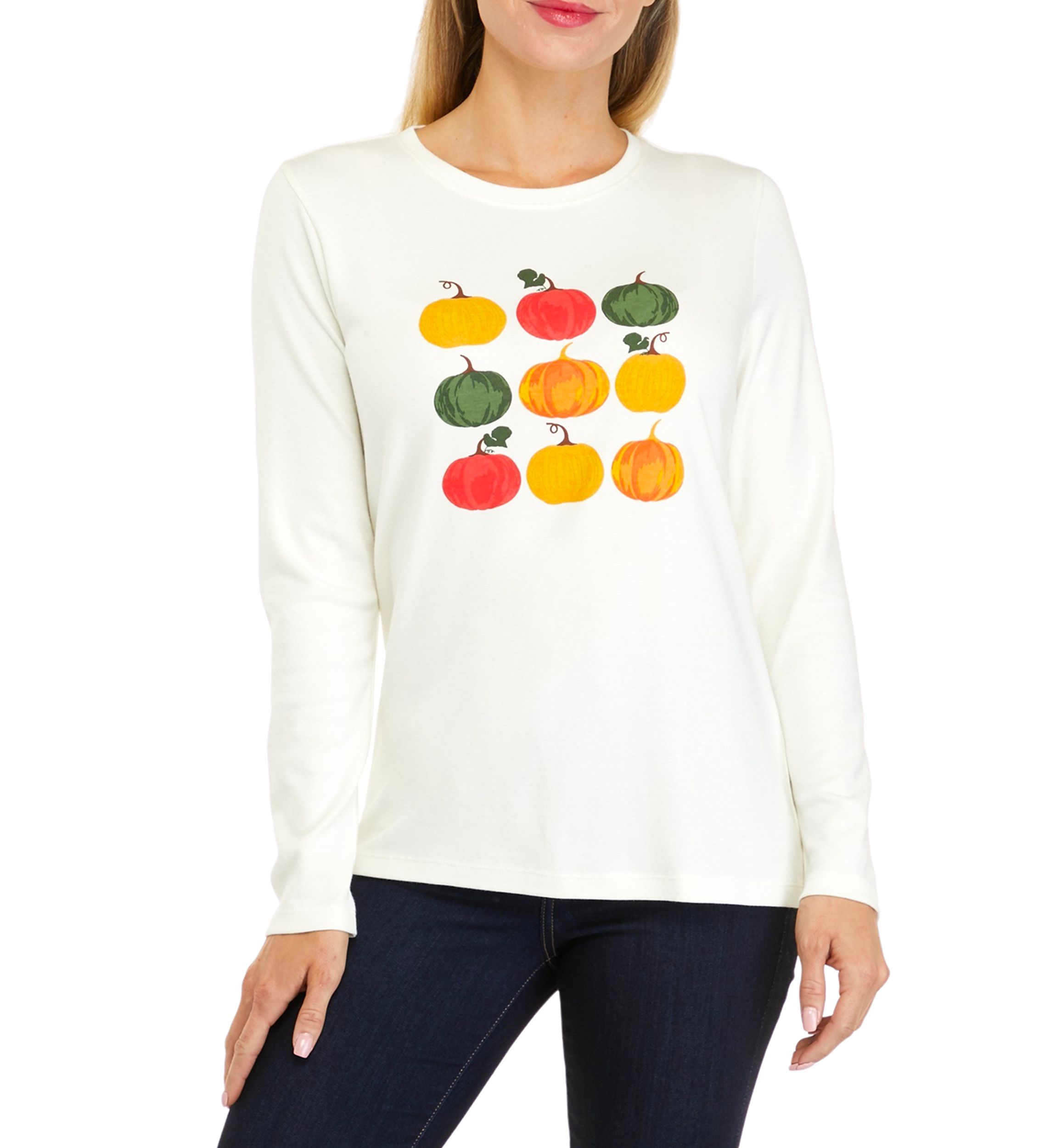Womens Long Sleeve Graphic T-Shirt