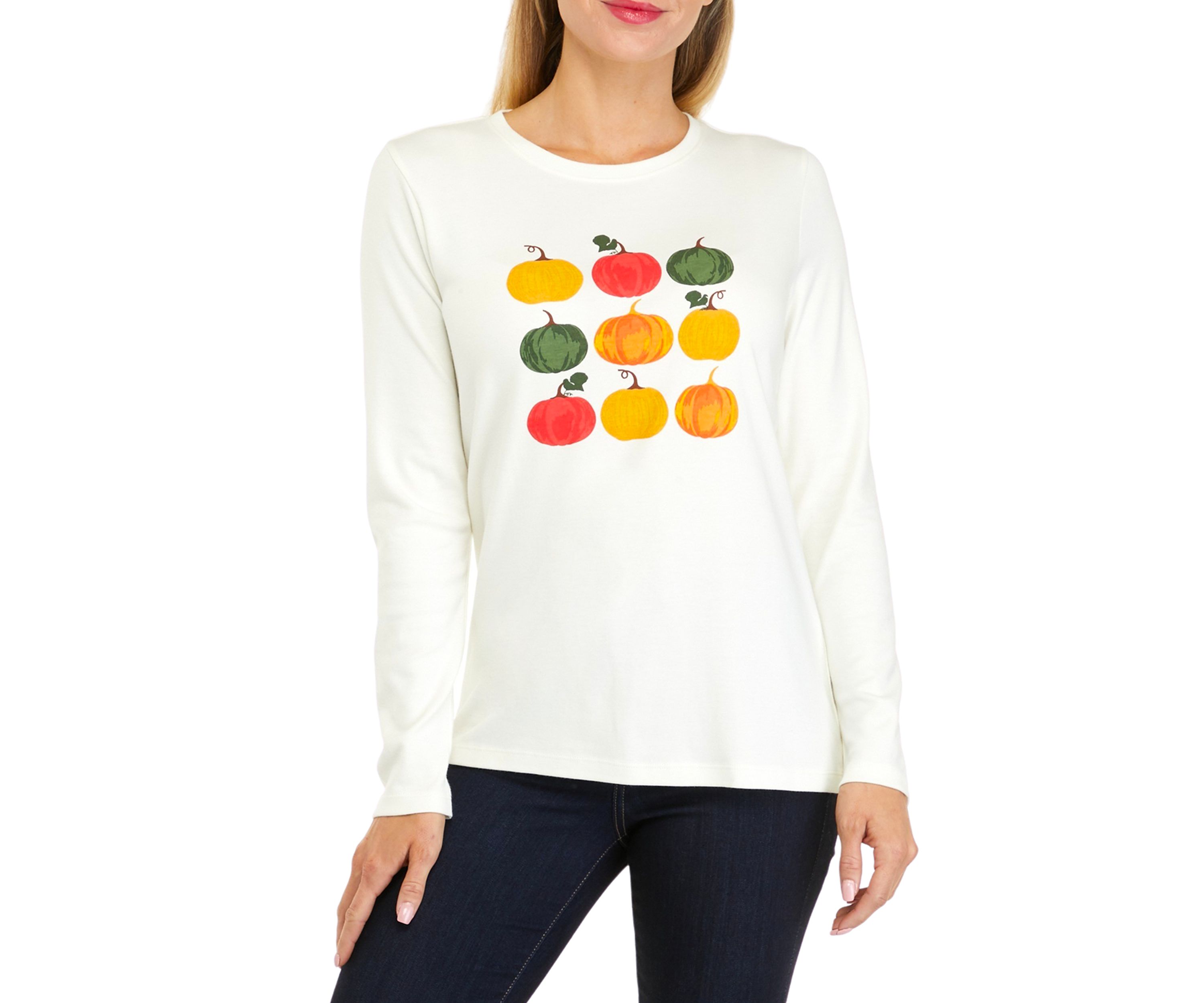 Womens Long Sleeve Graphic T-Shirt