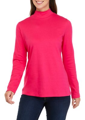 Kim Rogers® Women's Long Sleeve Mock Neck Top | belk