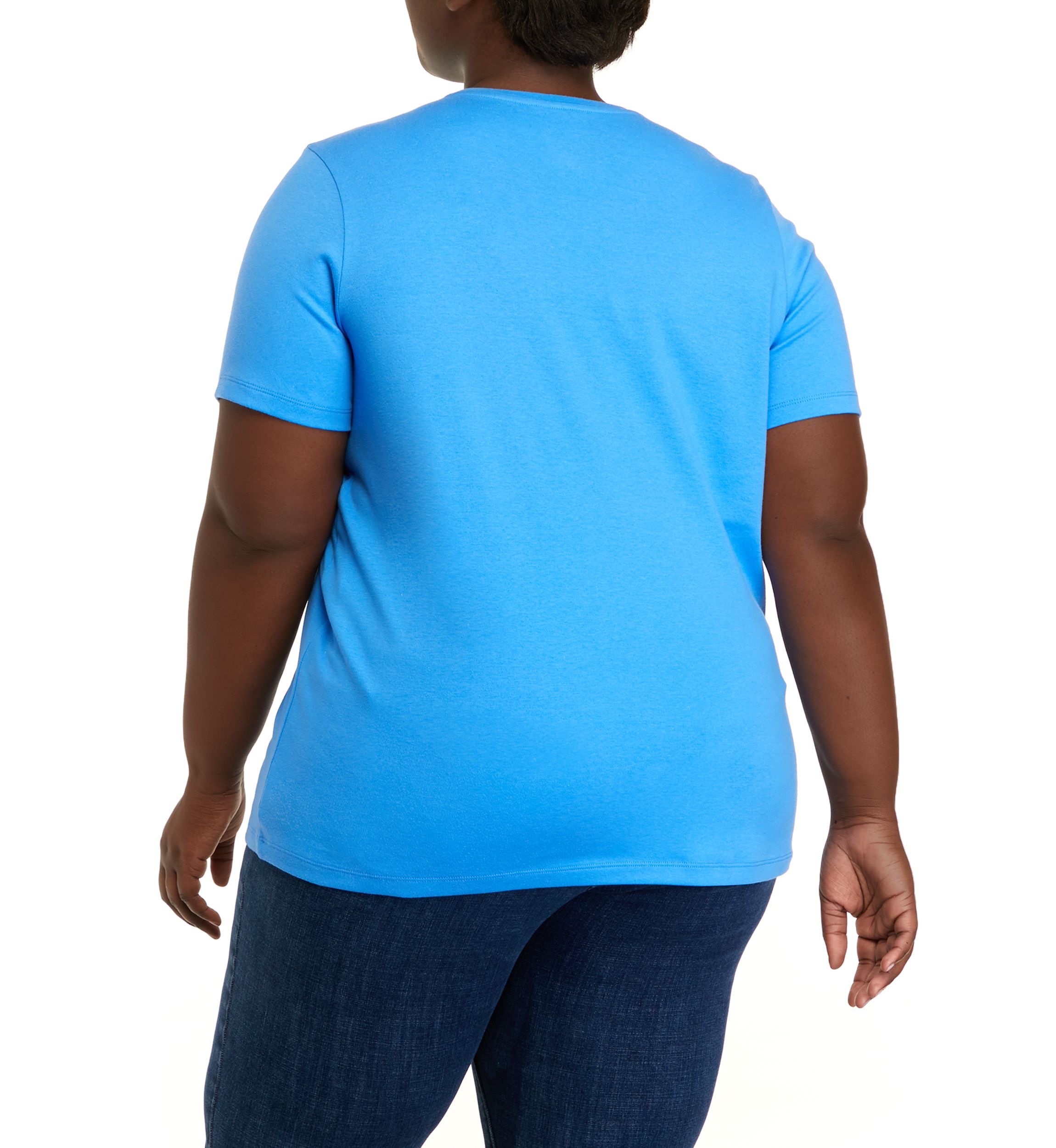 Plus Size Short Sleeve Crew Neck Graphic T-Shirt