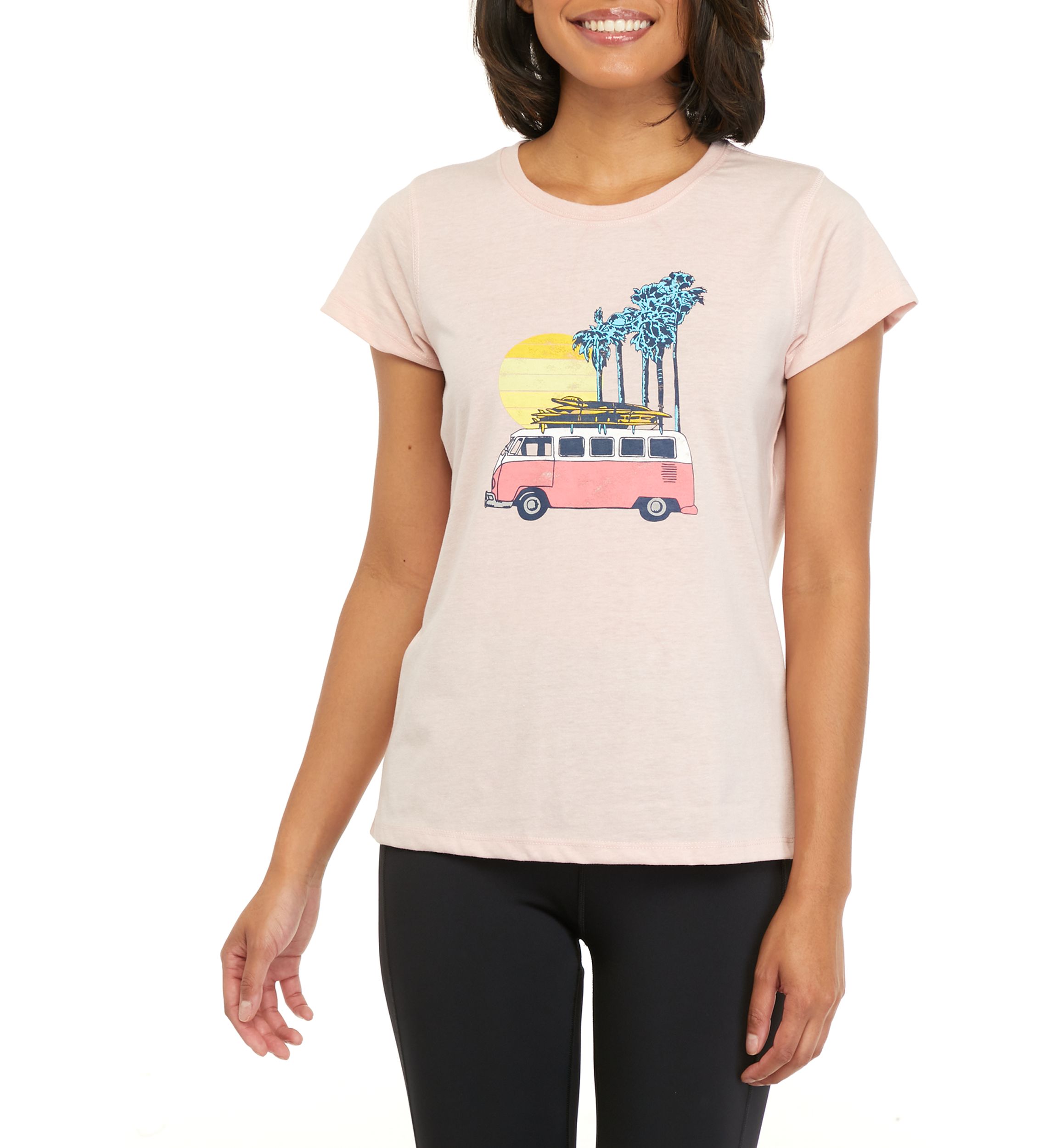 Womens Short Sleeve Southwest Graphic T-Shirt