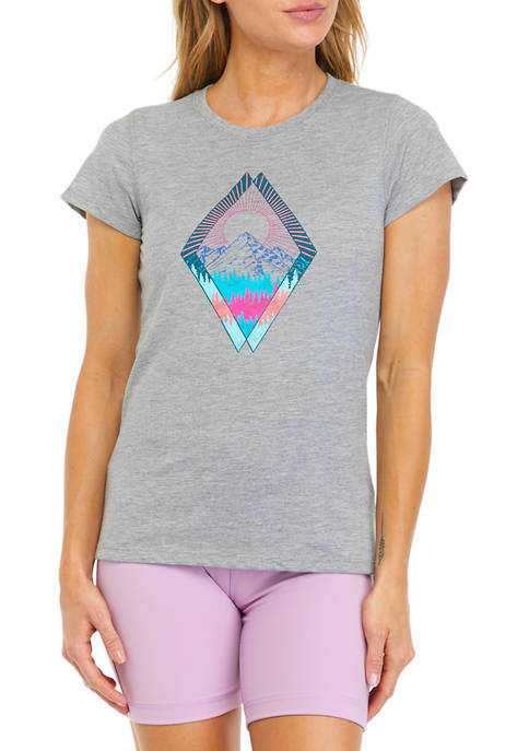 Mountain & Isles Short Sleeve Diamonds Graphic T-Shirt