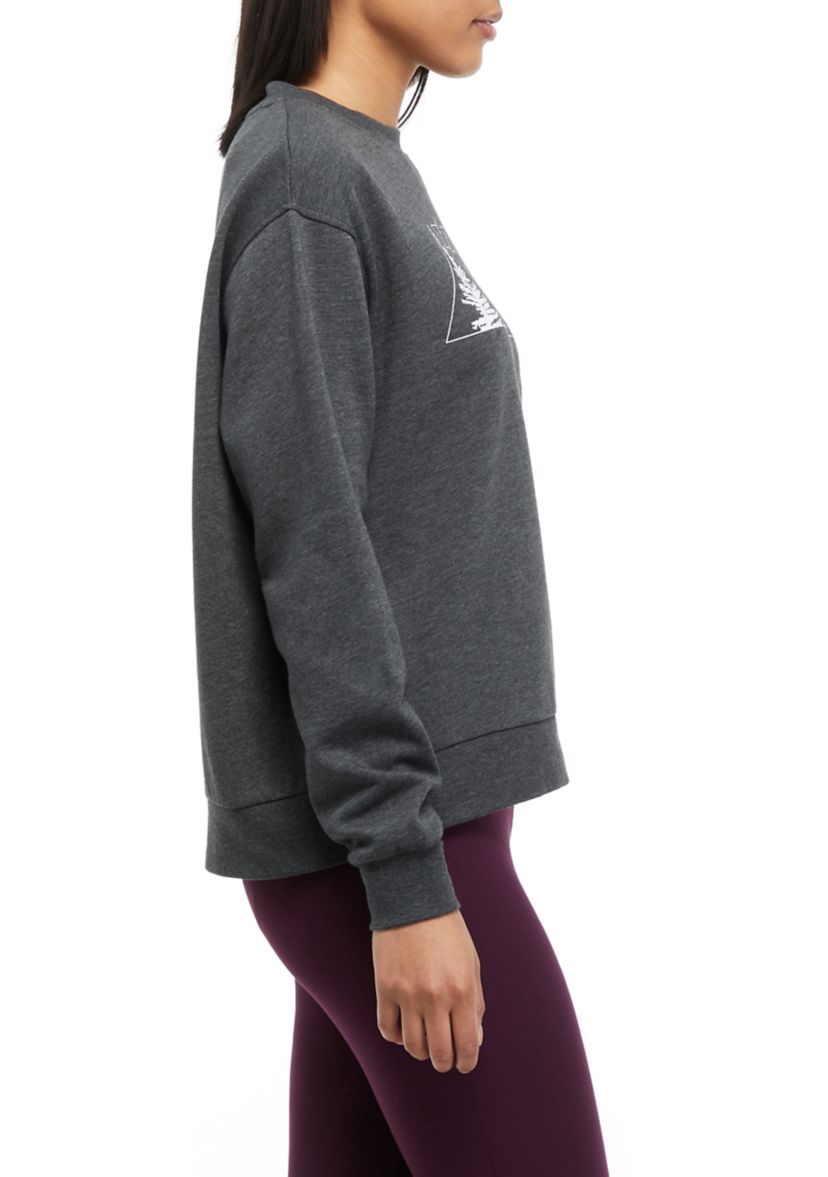 Womens Crew Neck Elements Graphic Sweatshirt