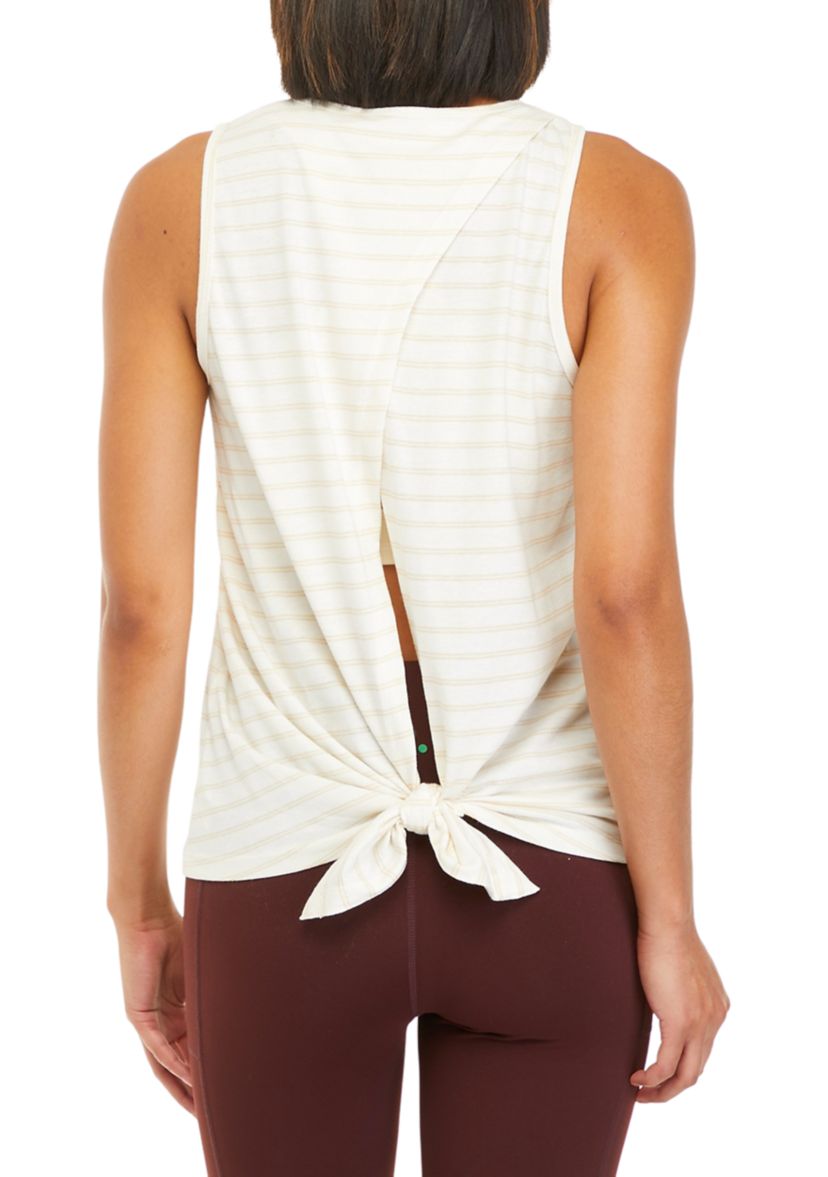Stripe Scoop Neck Tank 