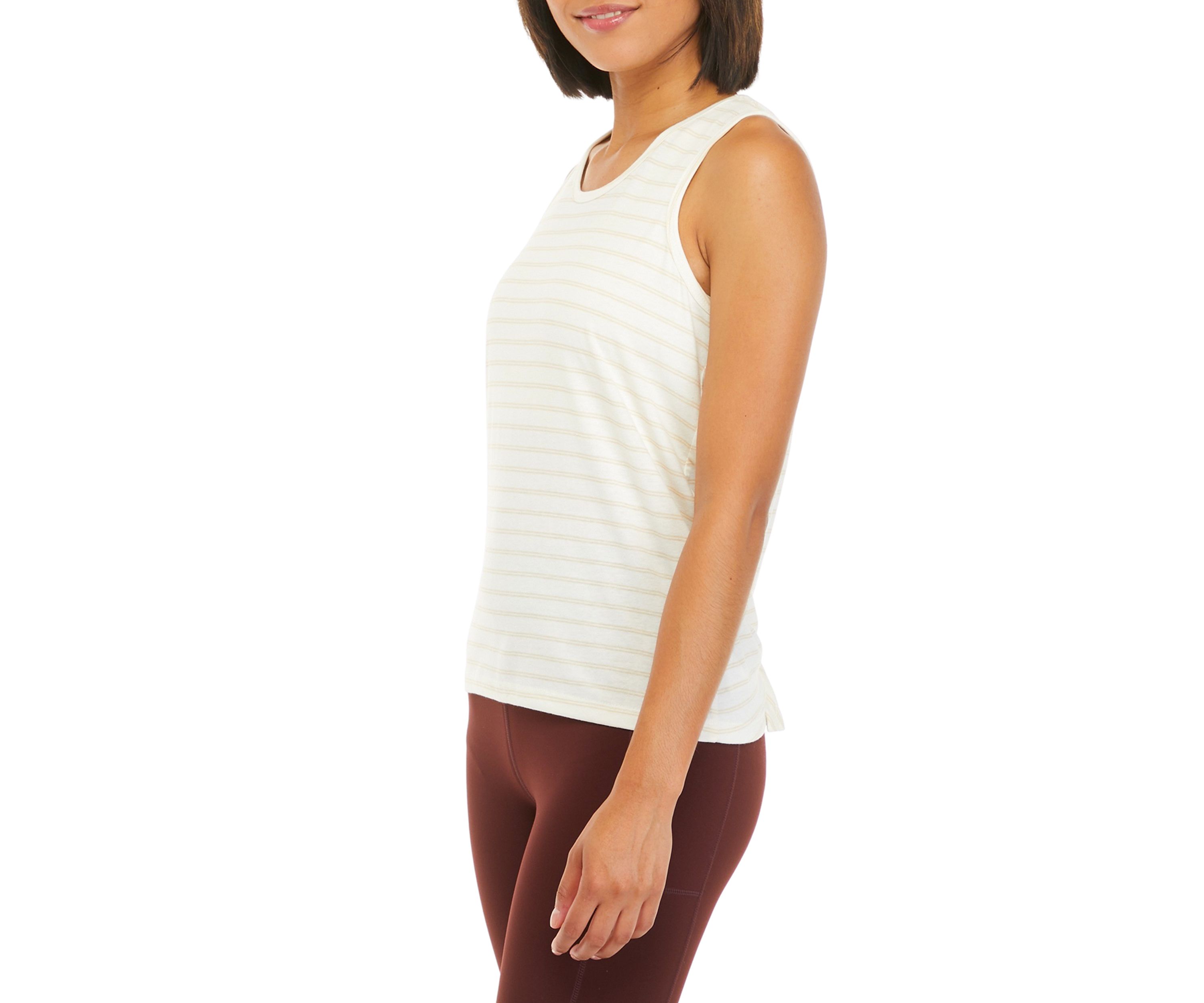 Stripe Scoop Neck Tank 